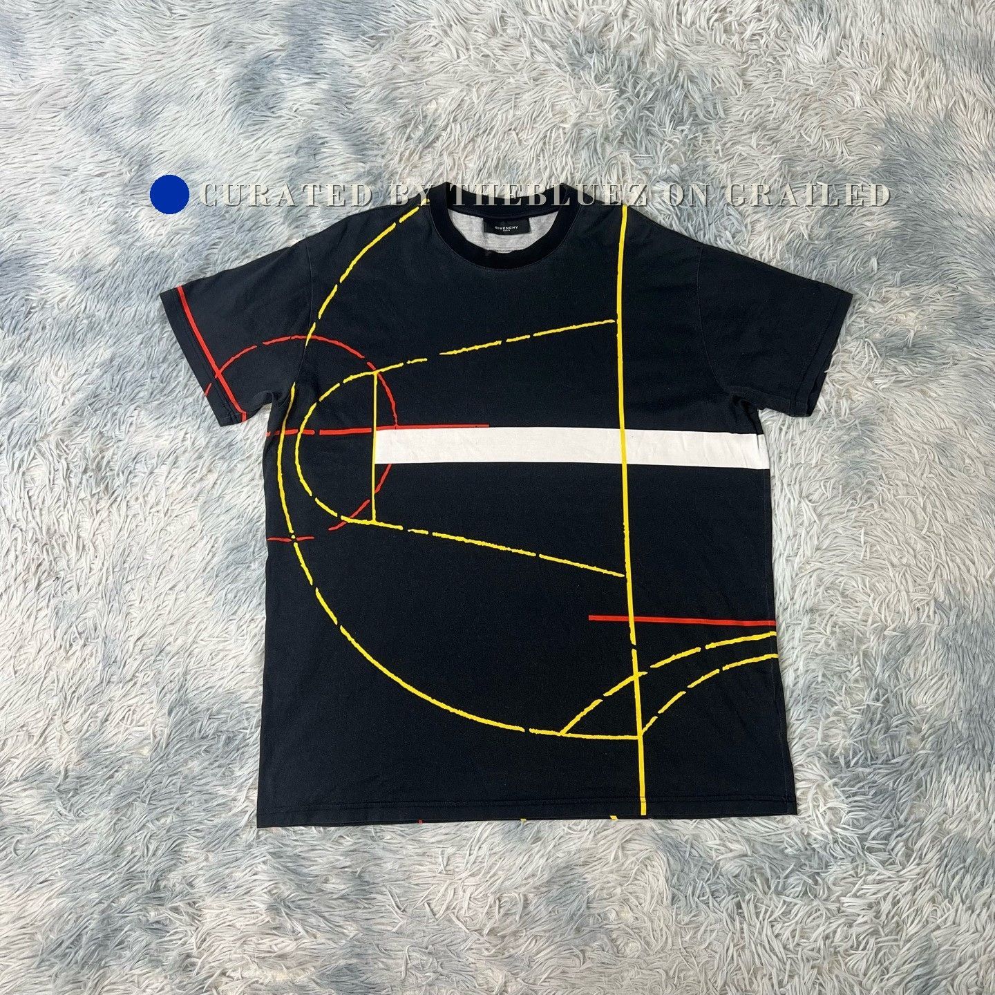 Givenchy Givenchy Black T-shirt “Real Eyes Realize Real Lies” Size