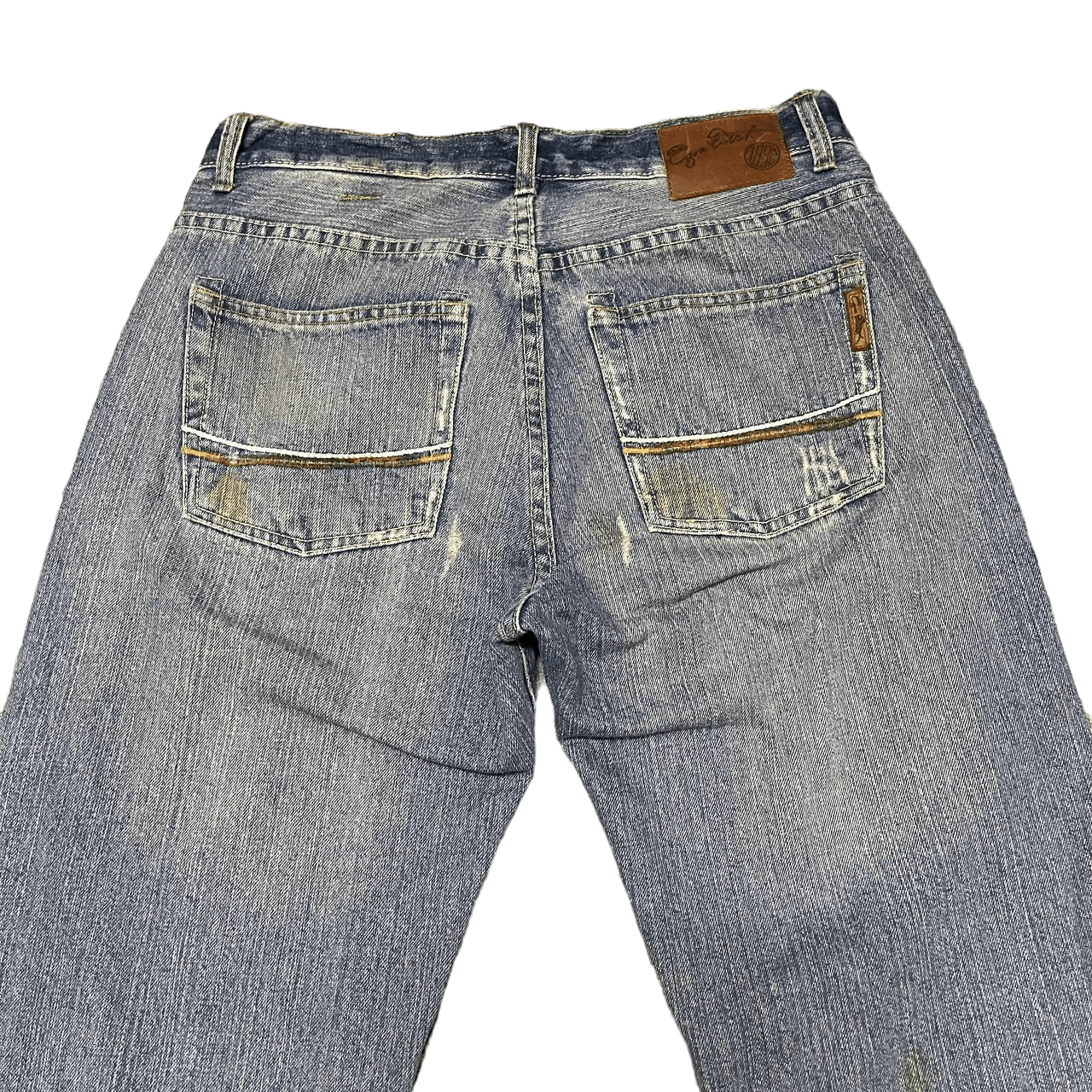 Japanese Brand Vintage Ezra Fitch 1892 Distressed Denim Size US 30 / EU 46 - 16 Thumbnail