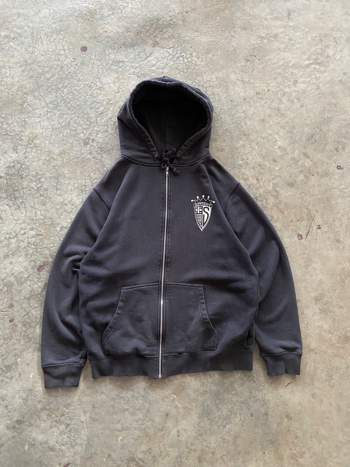 Vintage Stussy zip up hoodie