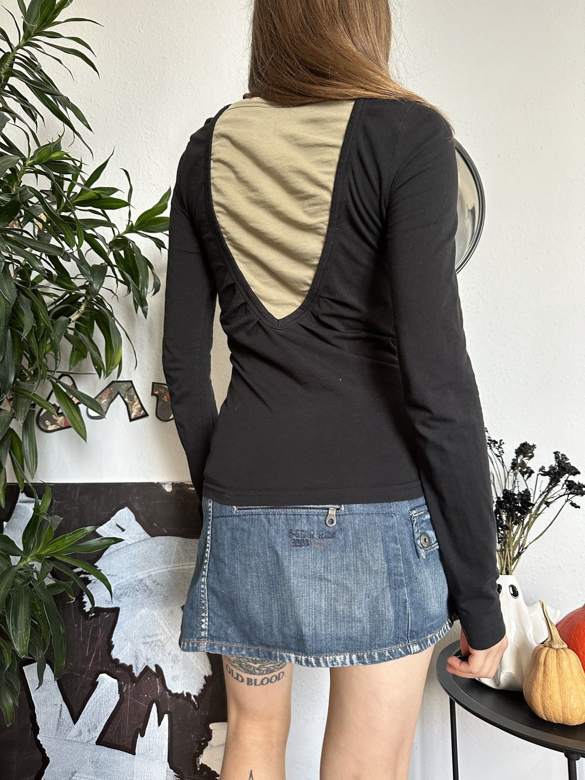 Puma × Vintage Puma Y2K Floral Skinny Double Long Sleeve Top Size XS / US 0-2 / IT 36-38 - 2 Thumbnail
