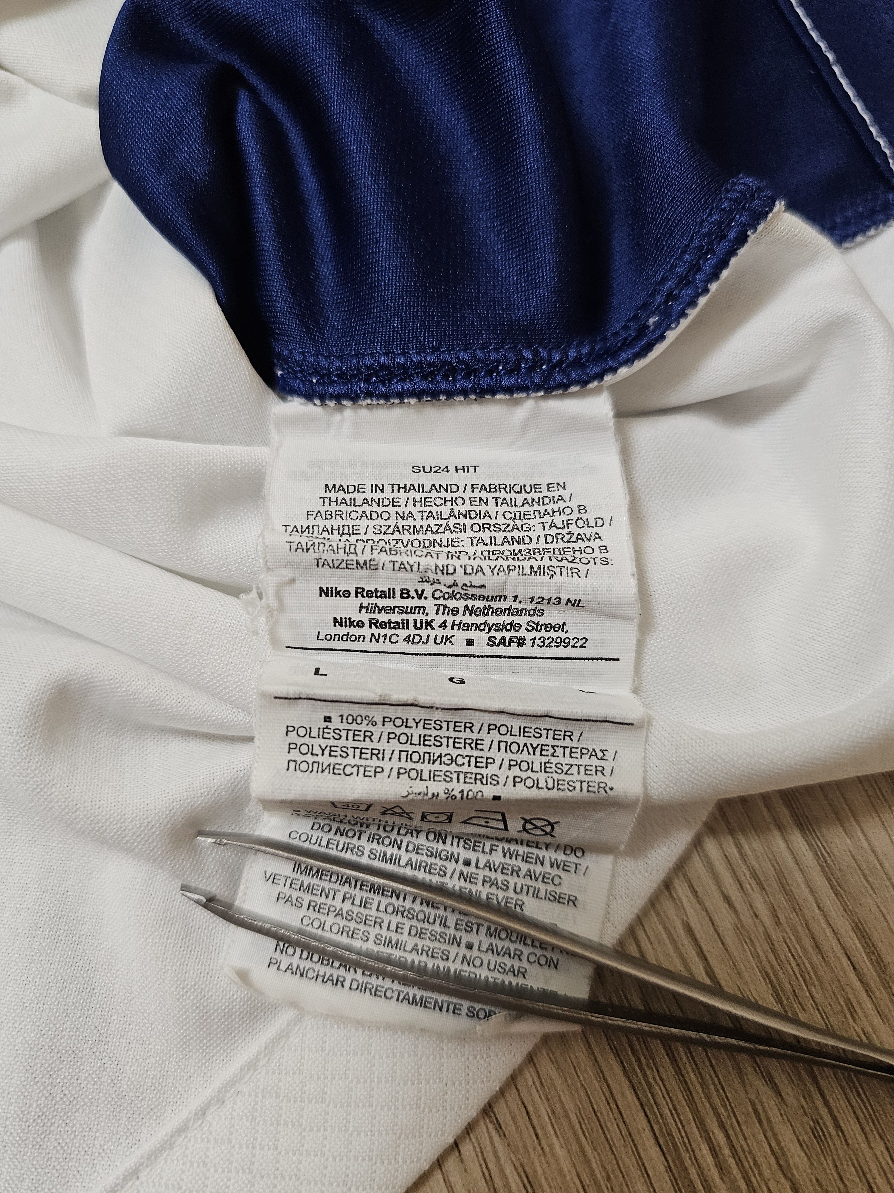 Nike ENGLAND 2024 HOME FODEN FOOTBALL SHIRT SOCCER JERSEY Size US L / EU 52-54 / 3 - 8 Thumbnail