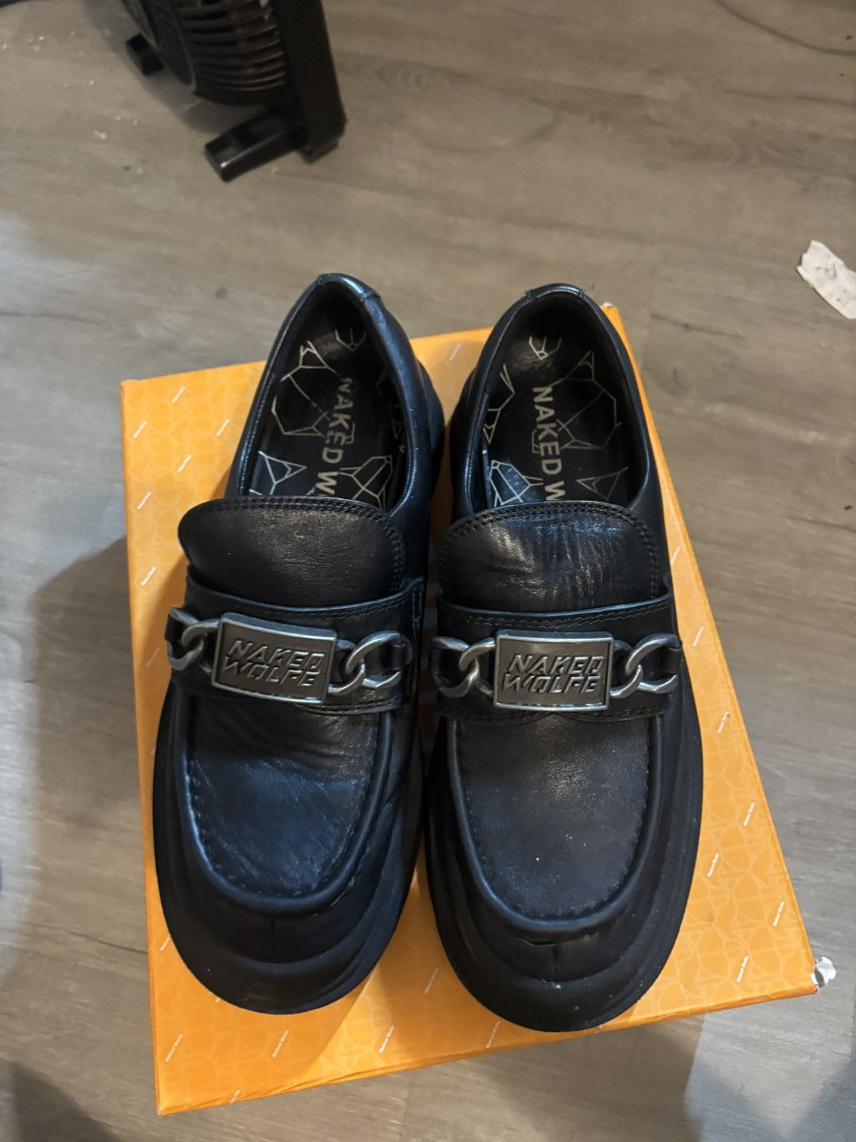 NAKED WOLFE Naked Wolfe Dome black leather loafers Size US 10 / EU 43 - 6 Thumbnail