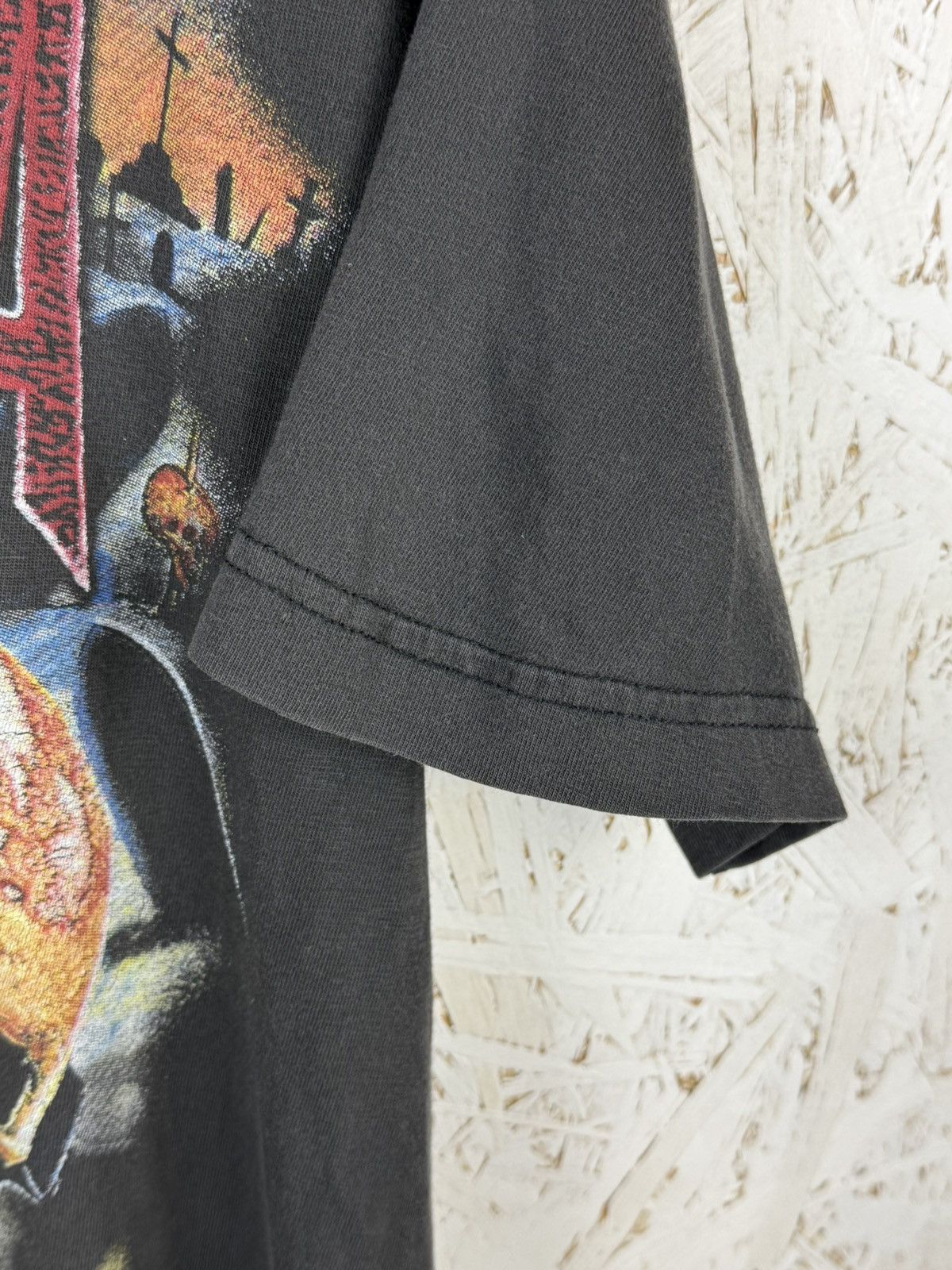 Band Tees 90s Metallica Boot Metal Band Snake Skull Distressed T-Shirt Size US XL / EU 56 / 4 - 3 Thumbnail
