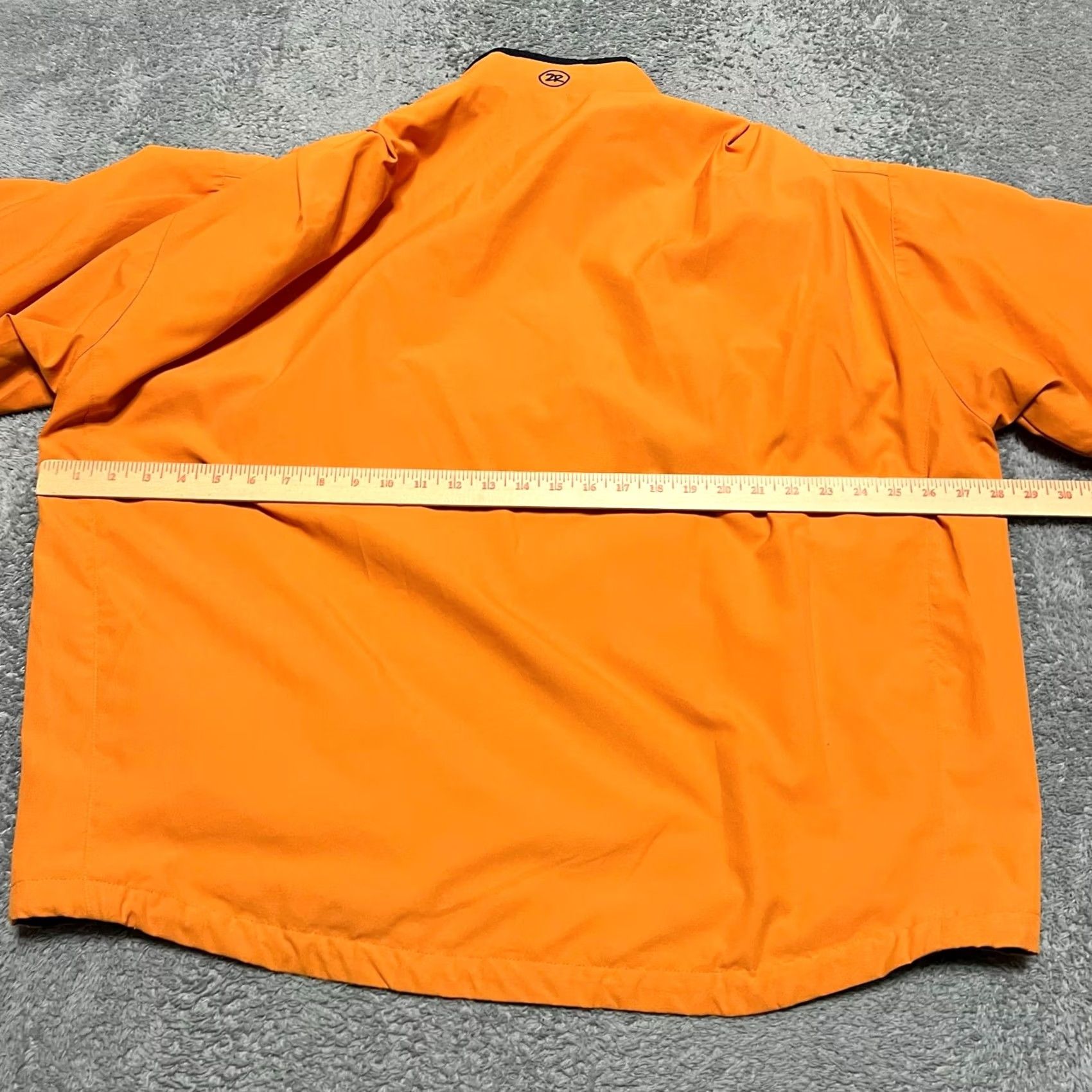 Vintage Zero Restriction Jacket Mens XL Pullover Reversible Windbreaker Golf Navy Orange Rain Wind Coat Orange XL Mens Size US XL / EU 56 / 4 - 6 Thumbnail