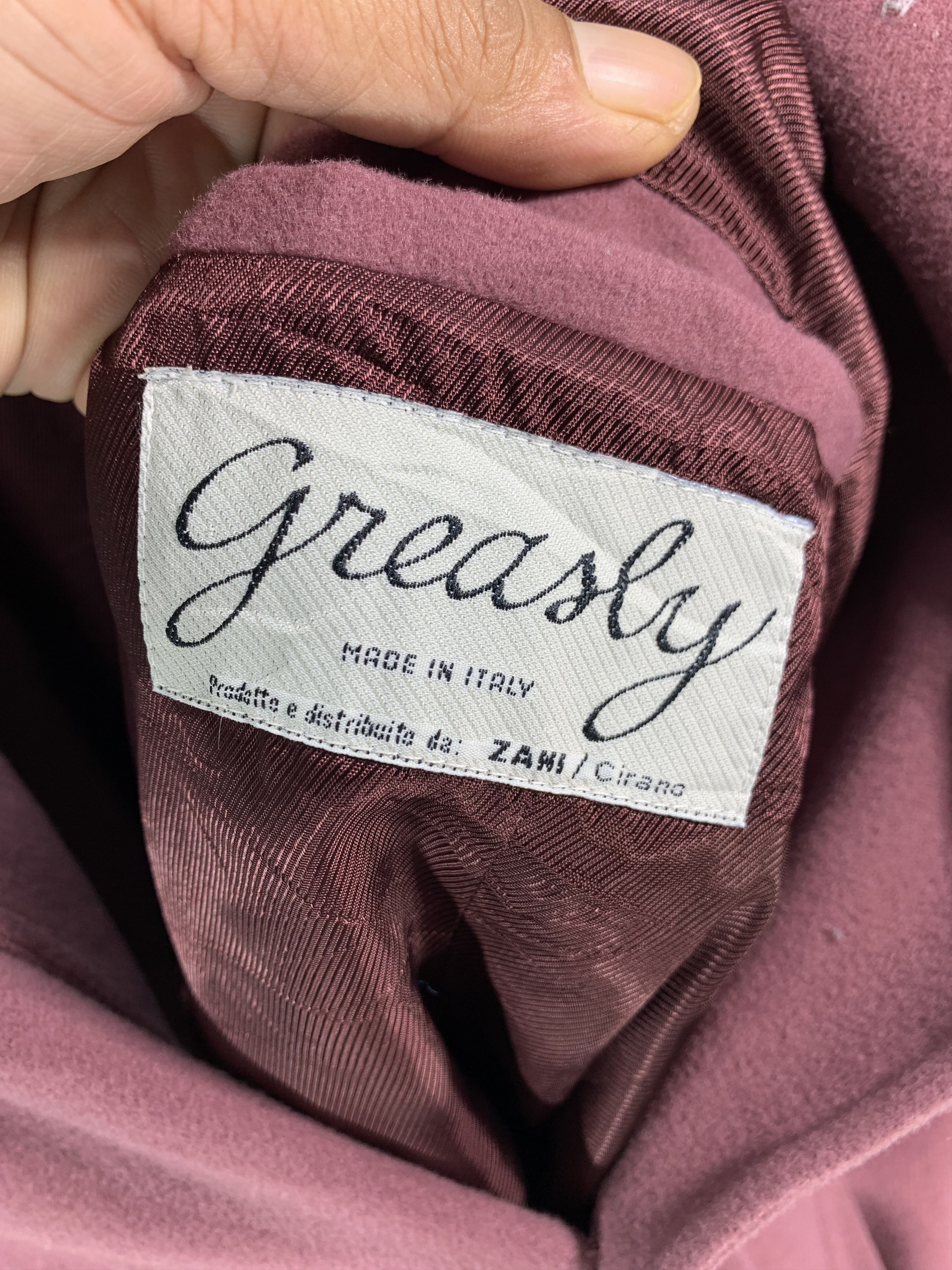 Vintage Greasly Wool Cashmere Cardigan