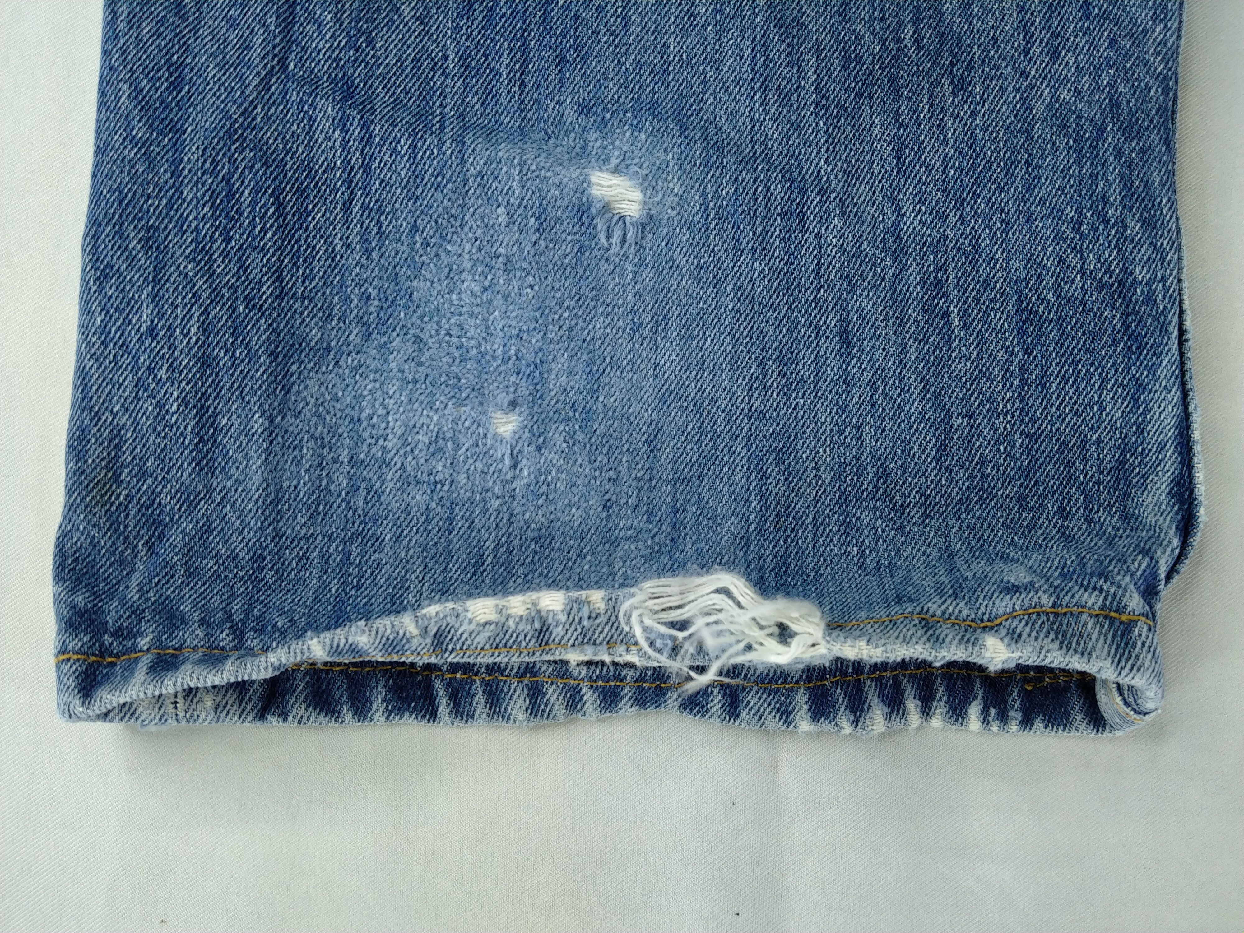 Levi's Vintage Levi's 501 Distressed Denim 36x31.5 -JN118 Size US 36 / EU 52 - 17 Thumbnail
