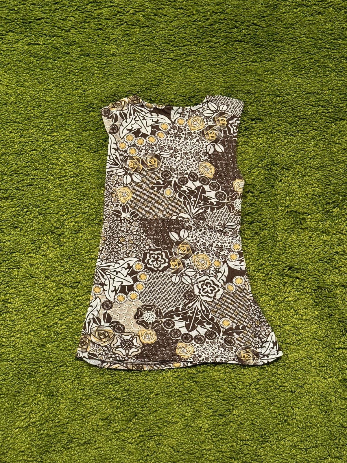 Just Cavalli × Roberto Cavalli × Vintage Roberto Cavalli 2000s vintage floral pattern tank top Y2K Size S / US 4 / IT 40 - 2 Thumbnail