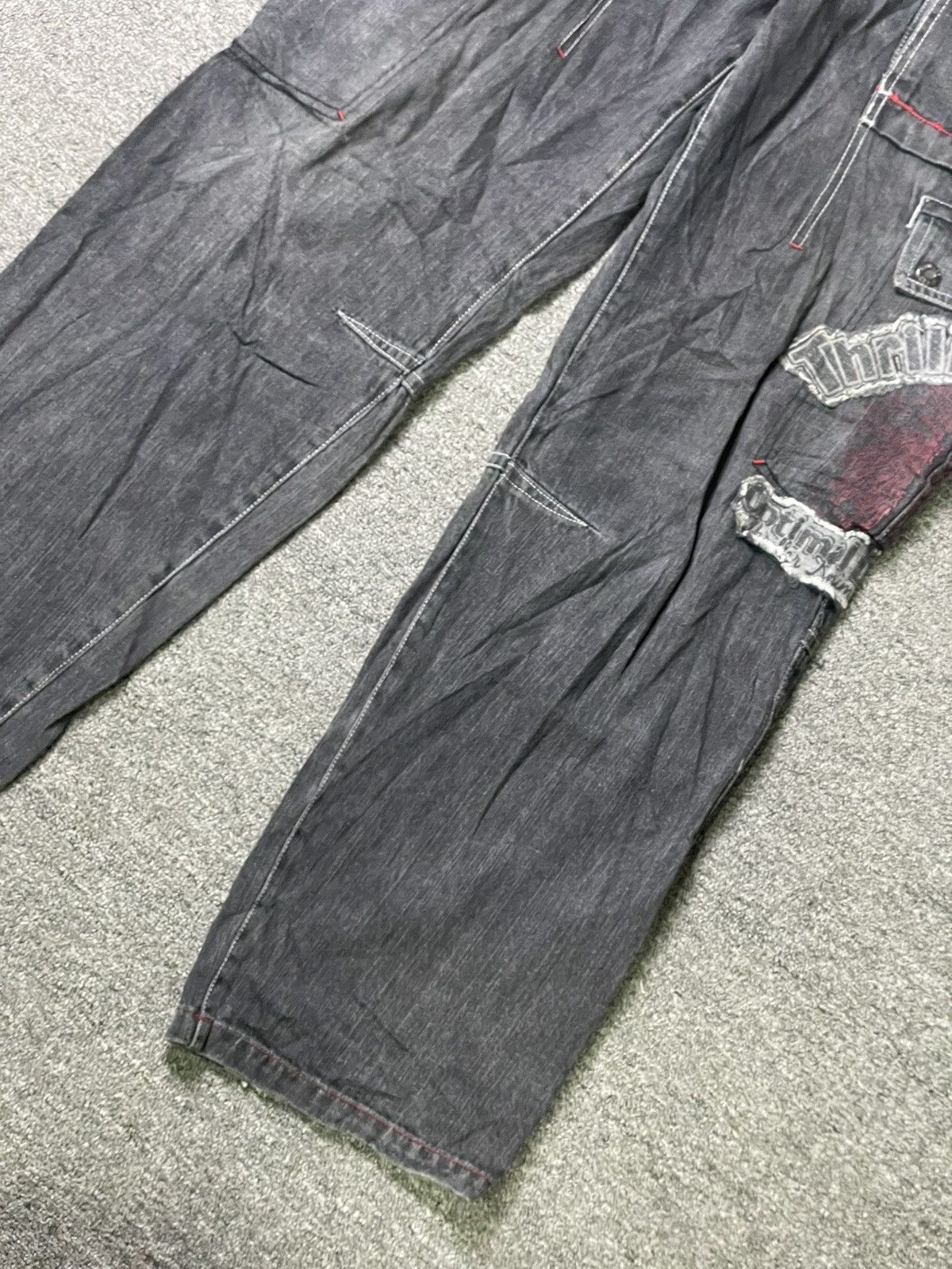 If Six Was Nine × Japanese Brand × Le Grande Bleu (L.G.B.) THRILLERdnm x Optimal Design Cargo Pants (92) Size US 30 / EU 46 - 2 Thumbnail