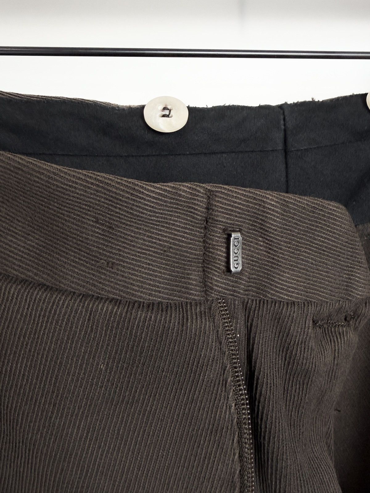 Gucci Gucci Tom Ford Vintage Corduroy Buttoned Suit Trousers Pants Size US 32 / EU 48 - 7 Thumbnail