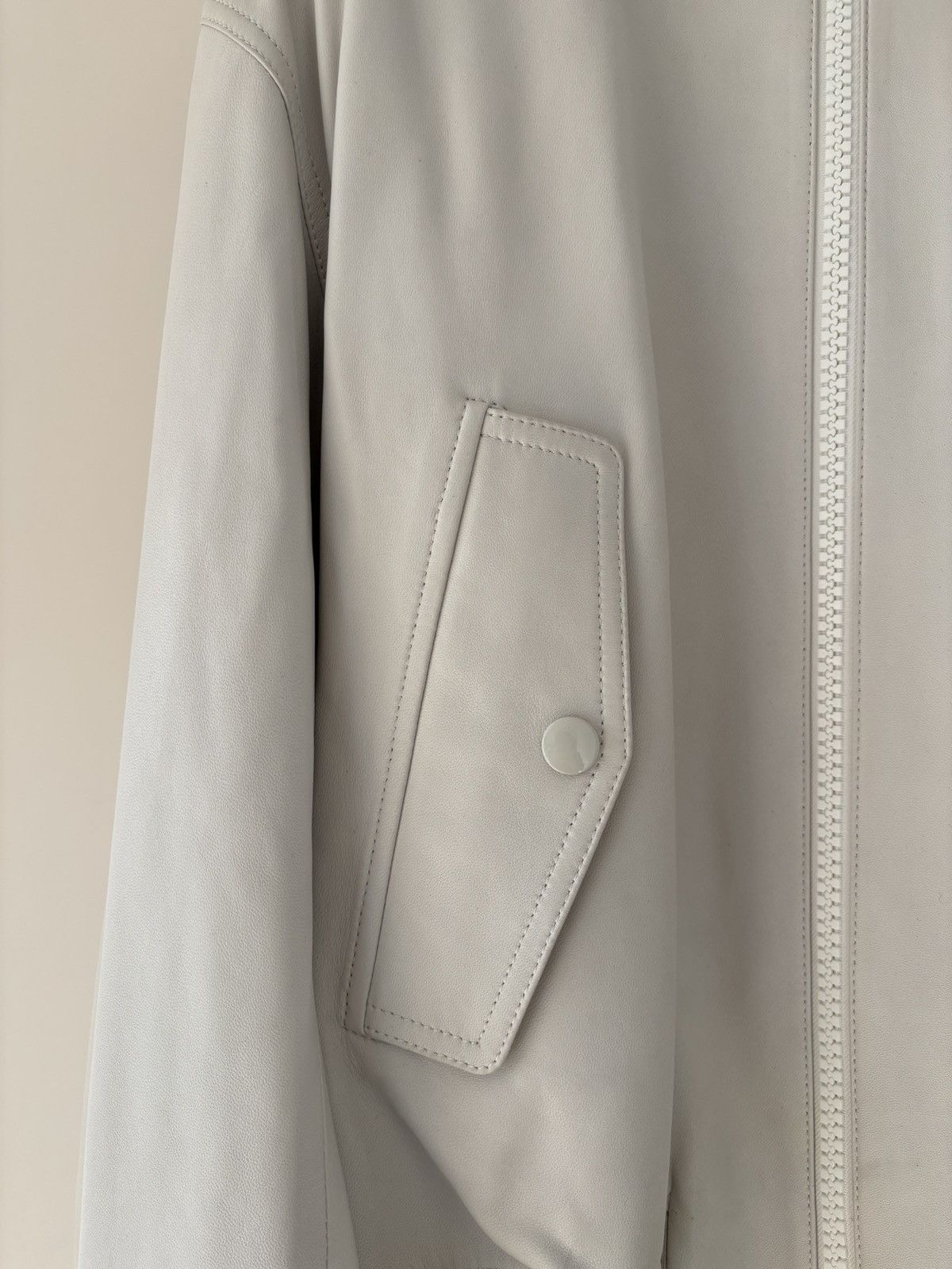Dries Van Noten Dries Van Noten - backzip leather bomber jacket - asap rocky Size US L / EU 52-54 / 3 - 3 Thumbnail