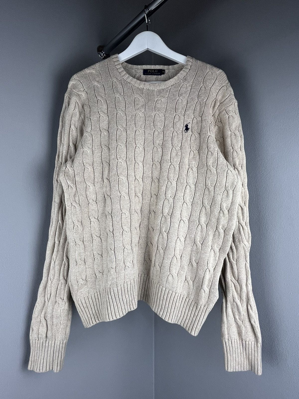Pre-owned Polo Ralph Lauren X Vintage Polo Ralph Laurent Sweater In Brown