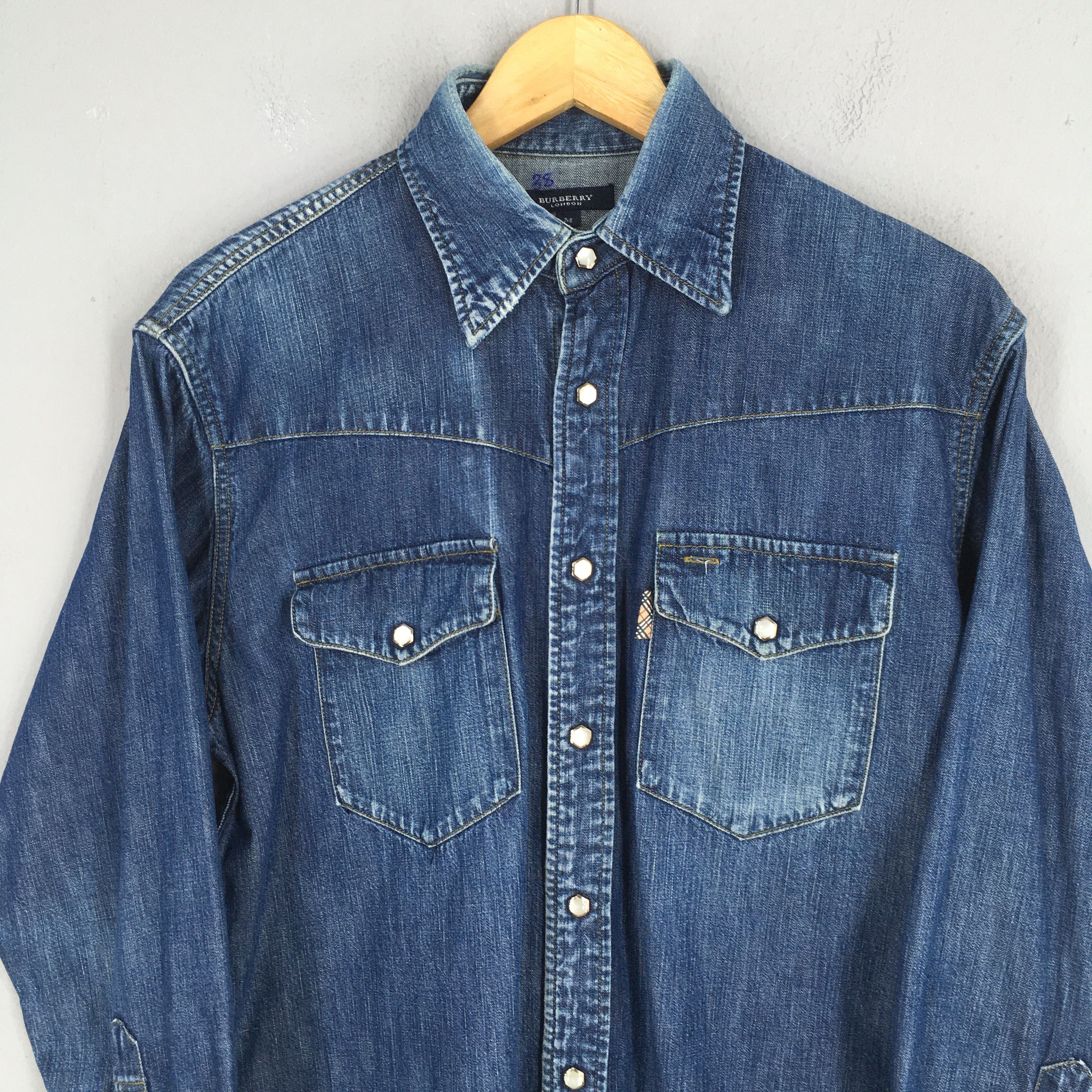 Burberry Vintage Burberrys London Oxfords Jeans Medium Size US M / EU 48-50 / 2 - 2 Thumbnail