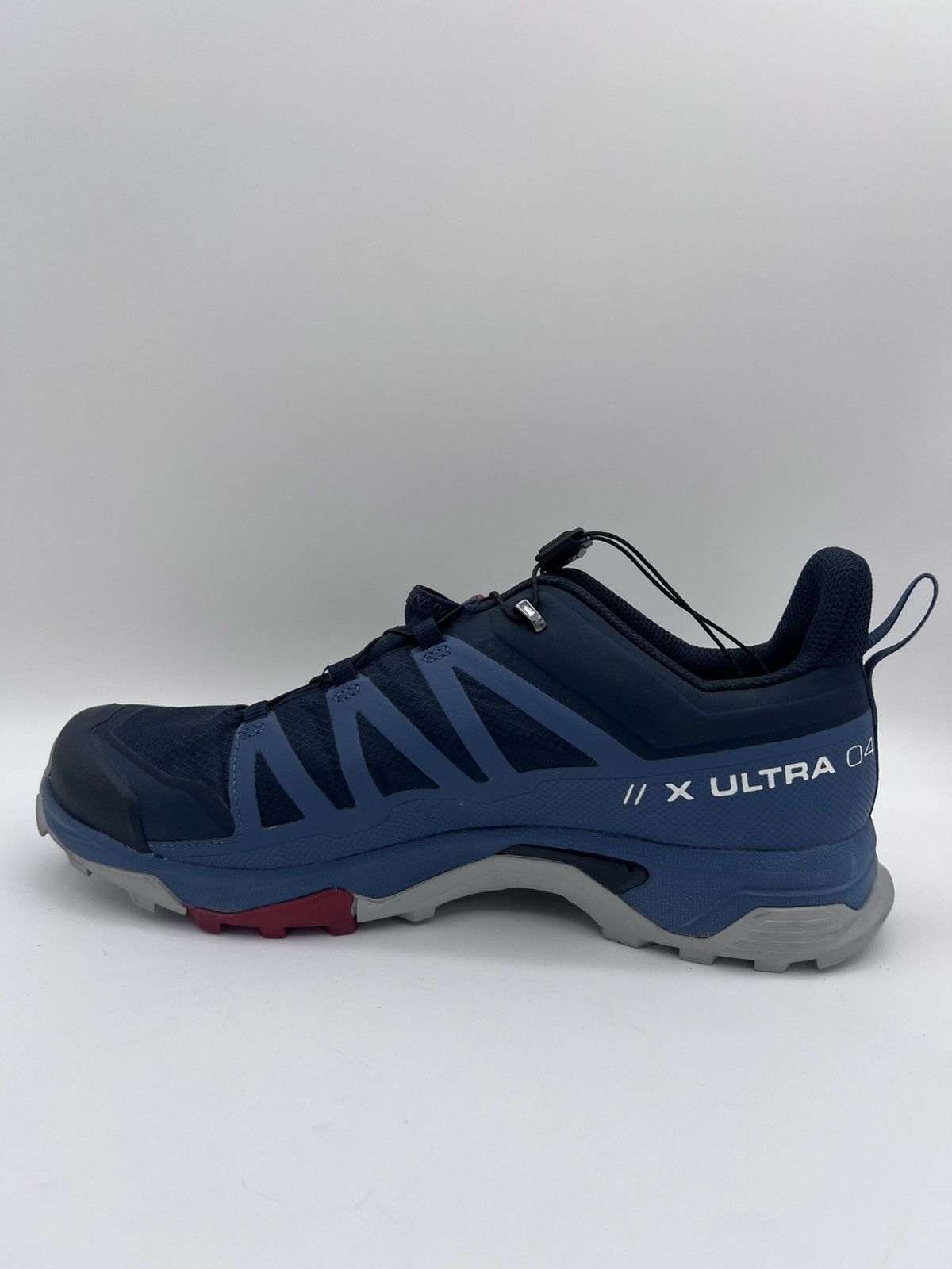 Salomon Salomon X Men's Ultra 4 Gore-TEX Hiking Shoes Carbon/Bering Size US 10 / EU 43 - 6 Thumbnail