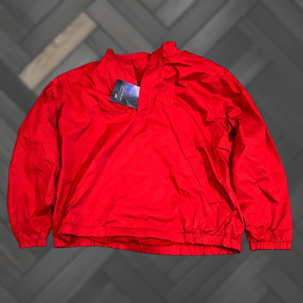 Vintage VINTAGE North End Techno Lite Rain Jacket Mens 2XL Red Nylon Lined Windbreaker IAD Company Size US XXL / EU 58 / 5 - 1 Thumbnail