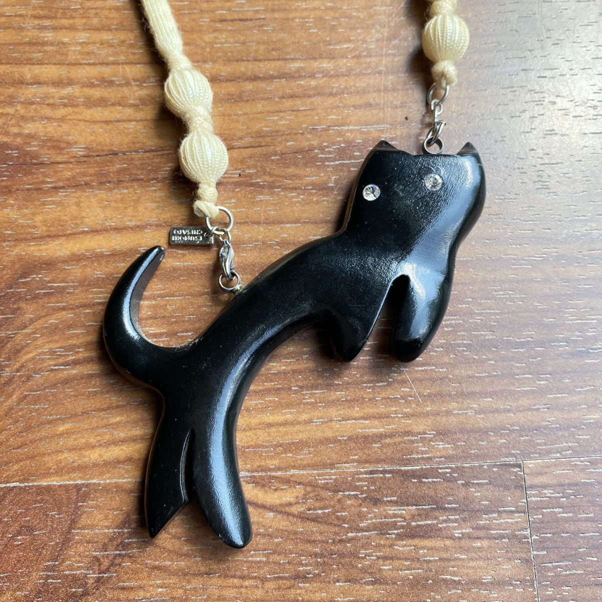 Tsumori Chisato TSUMORI CHISATO Midnight Cat Necklace. Size ONE SIZE - 15 Thumbnail