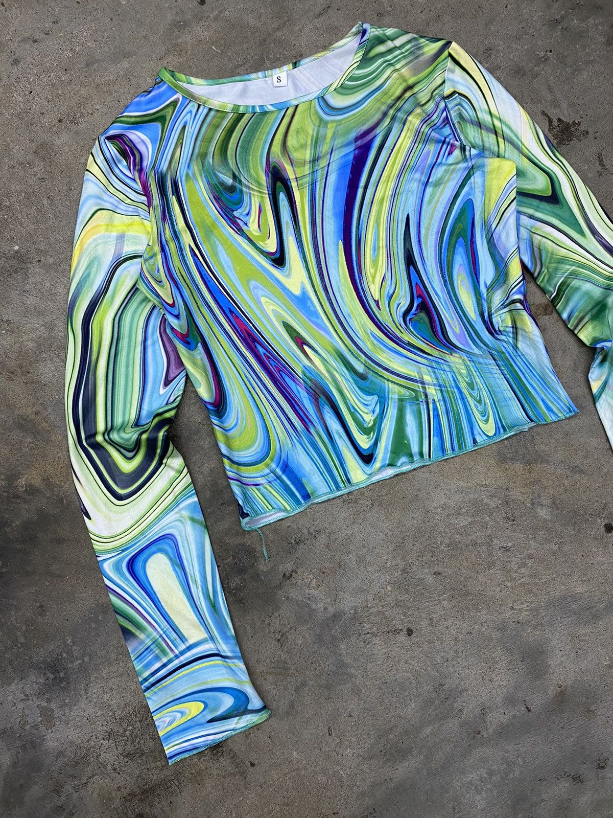 Hysteric Glamour × Japanese Brand JEAN PAUL GAULTIER STYLE meshtop abstract Size S / US 4 / IT 40 - 4 Thumbnail