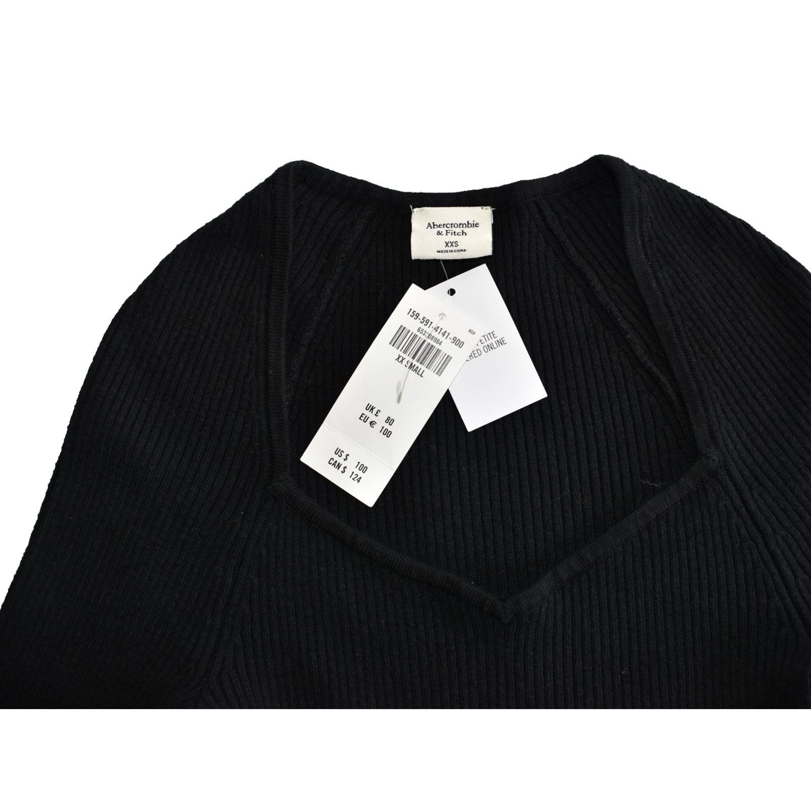 Abercrombie & Fitch NWT ABERCROMBIE & FITCH Cutout Petite Sweater Dress XXS $100 Size XXS / US 00 / IT 34 - 6 Thumbnail