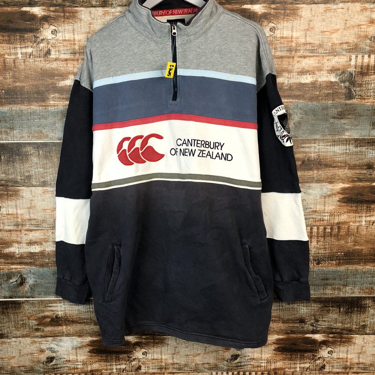 Canterbury of New Zealand × Vintage Canterbury Of New Zealand Dark Blue Polo Rugby #A1615 Size US XL / EU 56 / 4 - 3 Thumbnail