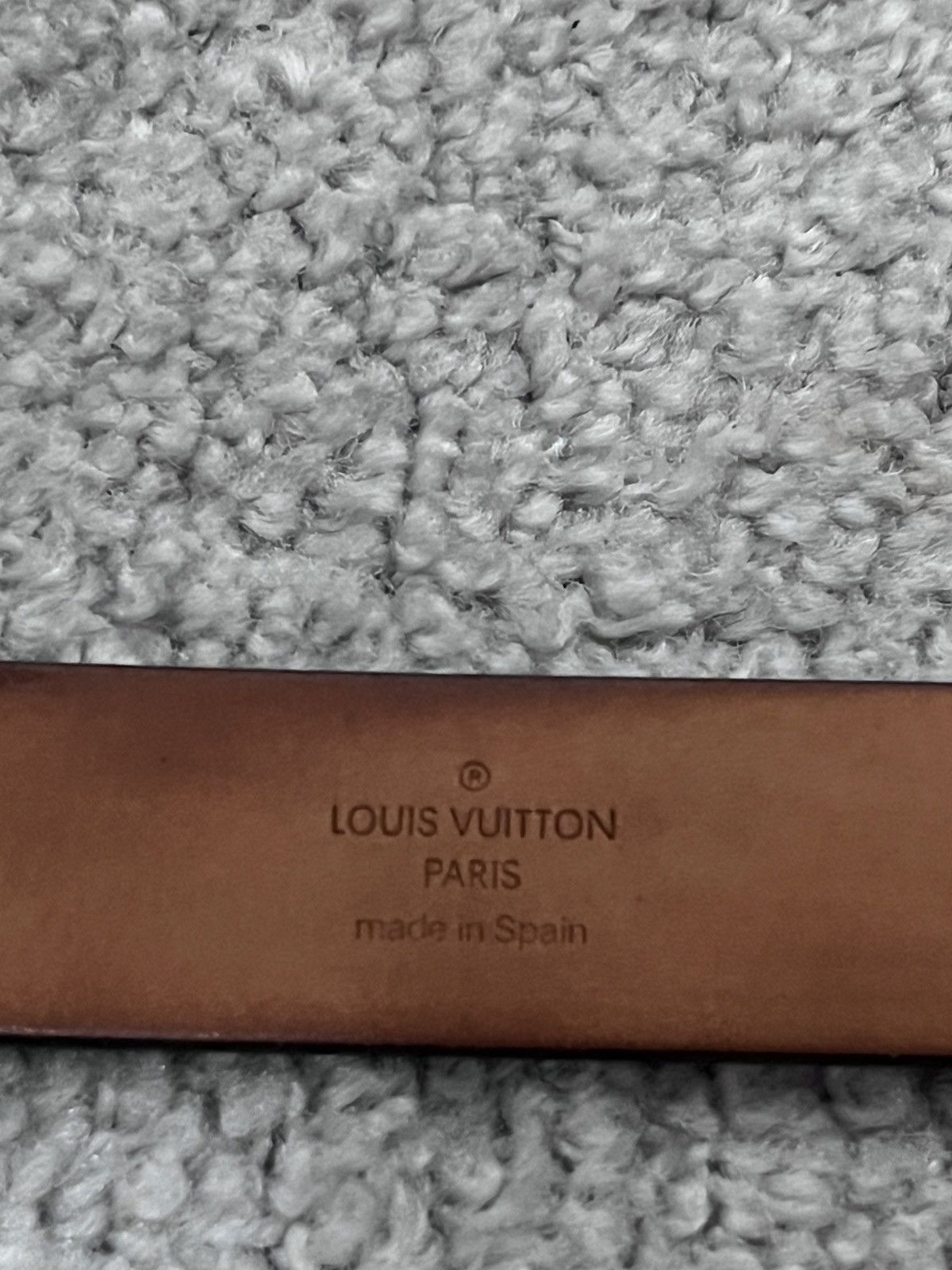 Louis Vuitton Louis Vuitton Damier Santur Carre Belt Brown Golden Size ONE SIZE - 11 Thumbnail