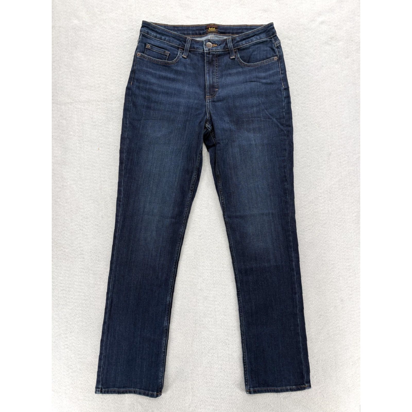Lee VINTAGE Lee Jeans Womens 10 Tall Straight Denim Blue Mid Rise Stretch NWT Size 32" / US 10 / IT 46 - 2 Thumbnail