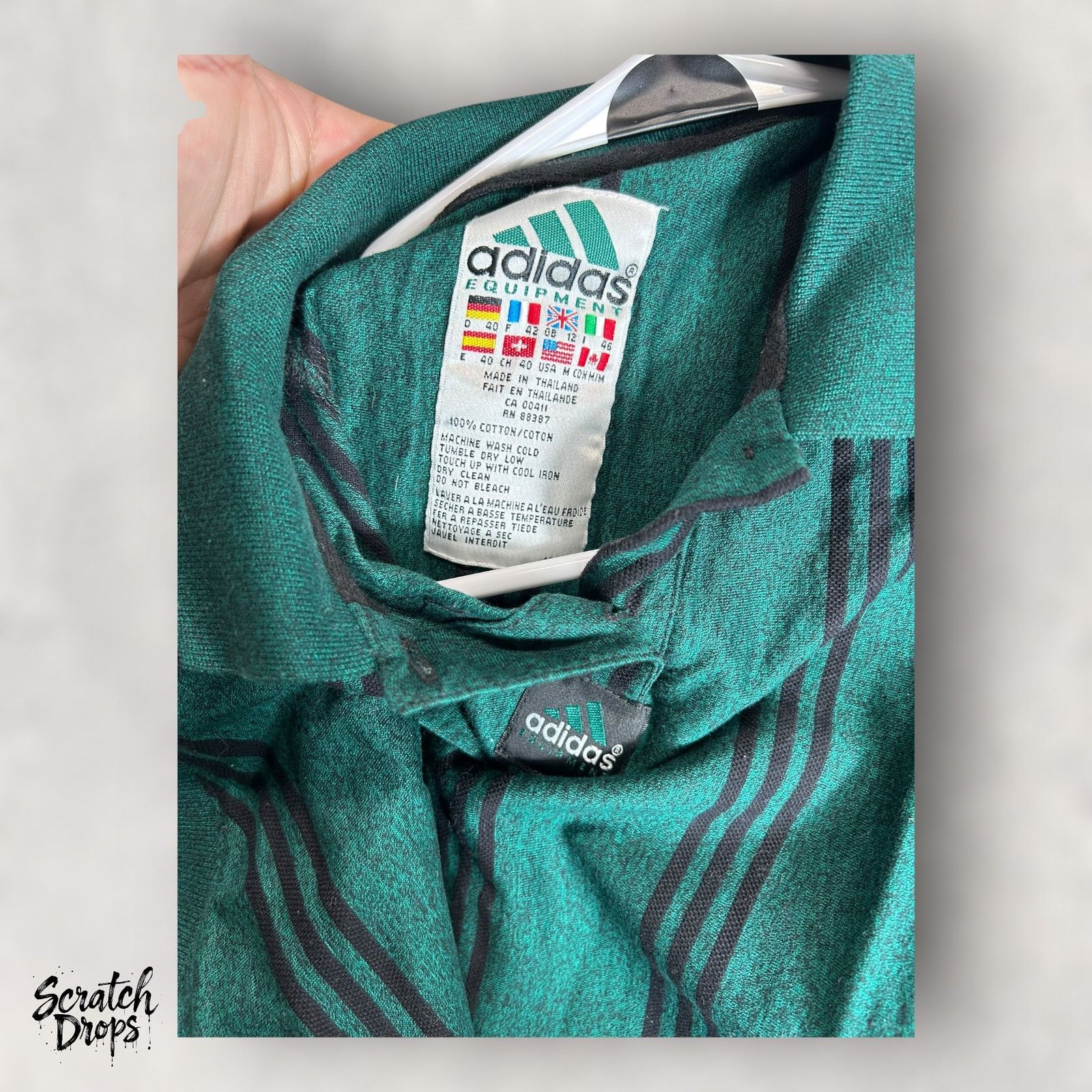 Adidas Adidas Women Vtg 90s Polo Shirt M Green Sleeveless Retro Top Size M / US 6-8 / IT 42-44 - 2 Thumbnail