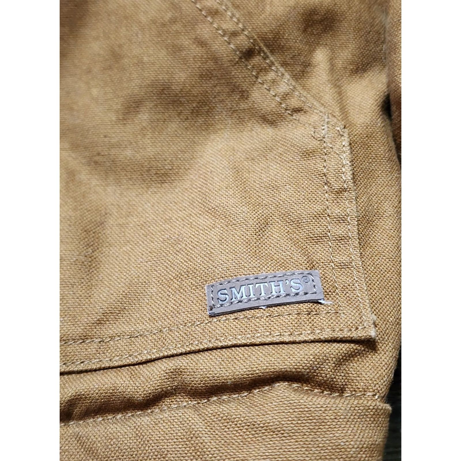 Vintage Smiths Workwear Jacket Brown Lined Duck Canvas Coat Hoodie Mens M Size US M / EU 48-50 / 2 - 2 Thumbnail