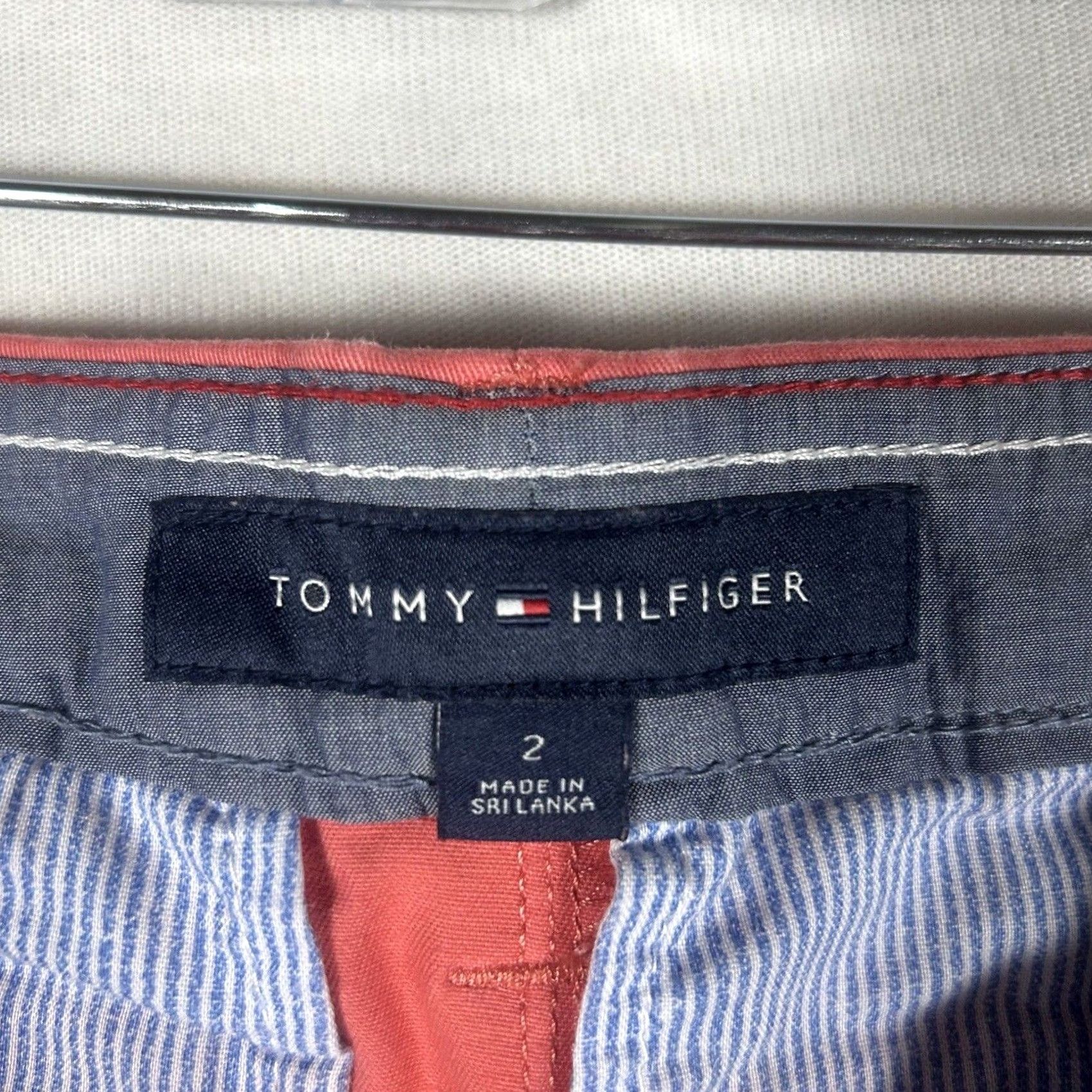 Tommy Hilfiger Tommy Hilfiger Pants Regular Fit Size 2 Mid Rise Pink Chino Women's Straight Button Zipper Elastic Stretch Casual Vector 2 Size 26" / US 2 / IT 38 - 3 Thumbnail