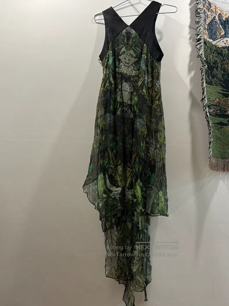 Helmut Lang Helmut Lang size 4 Runway Totem Print Double-Layered Silk D Size XL / US 12-14 / IT 48-50 - 3 Thumbnail