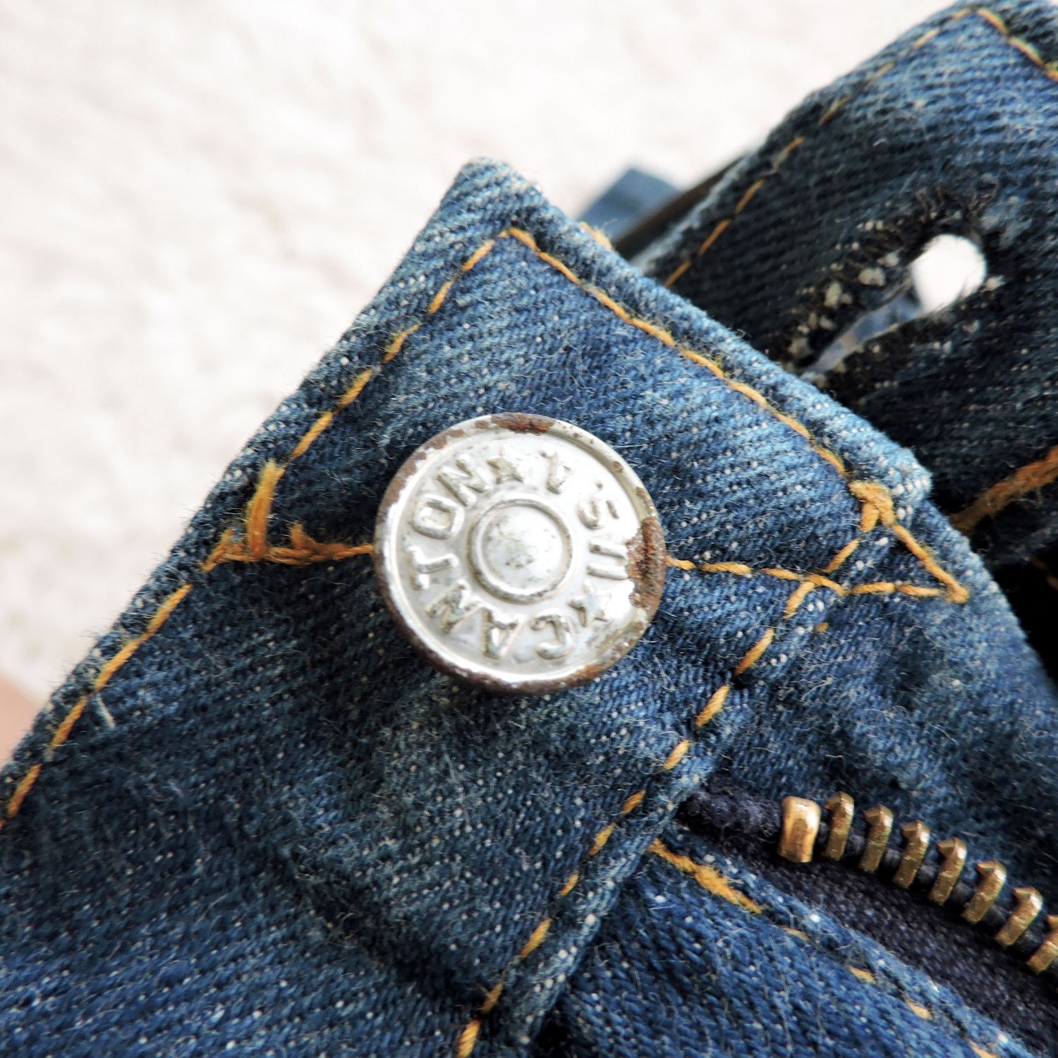 Japanese Brand CANTON X-WEST SAILOR LOT 1251T DENIM LONG PANTS Size US 31 - 7 Thumbnail