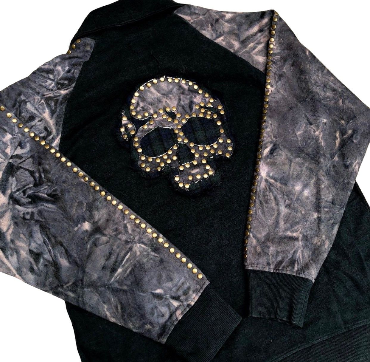 If Six Was Nine PPFM Big Skull Head Studded 00s Jacket Grailed