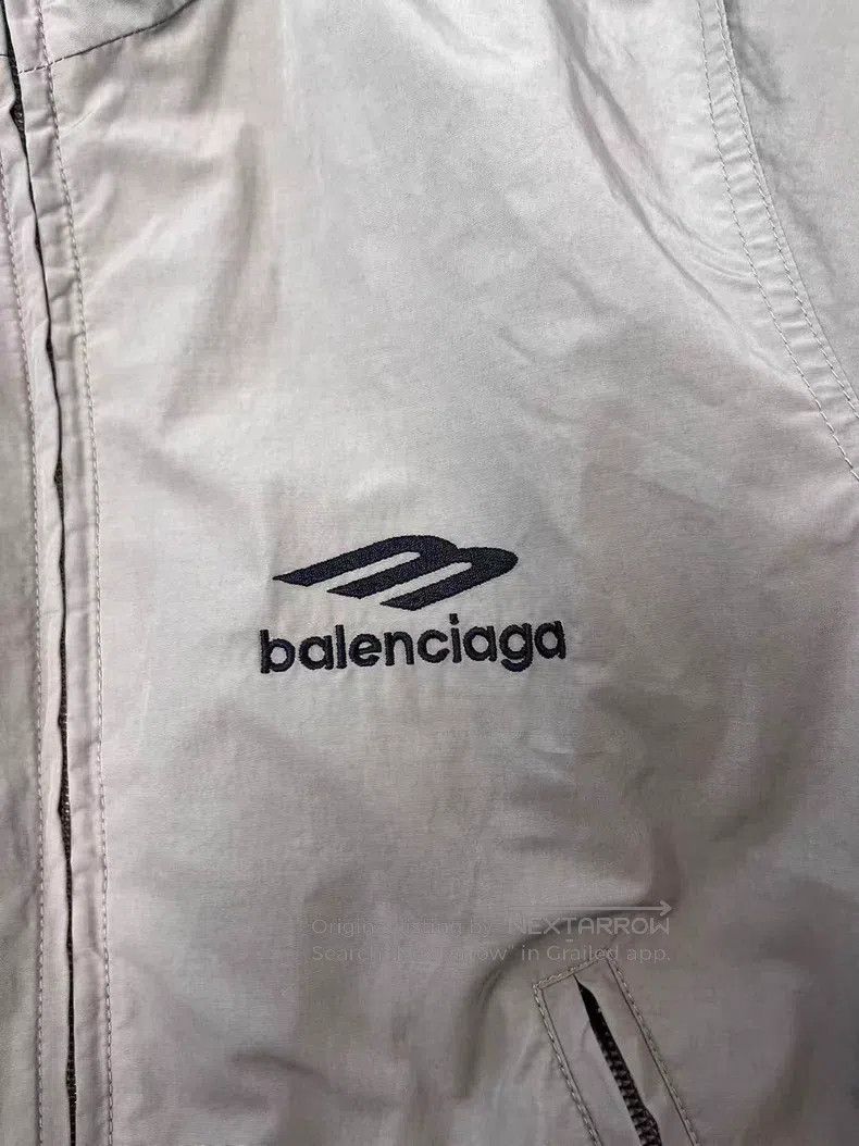 Balenciaga Balenciaga Letter Logo Printed Long Sleeve Jacket Size XS / US 0-2 / IT 36-38 - 3 Thumbnail