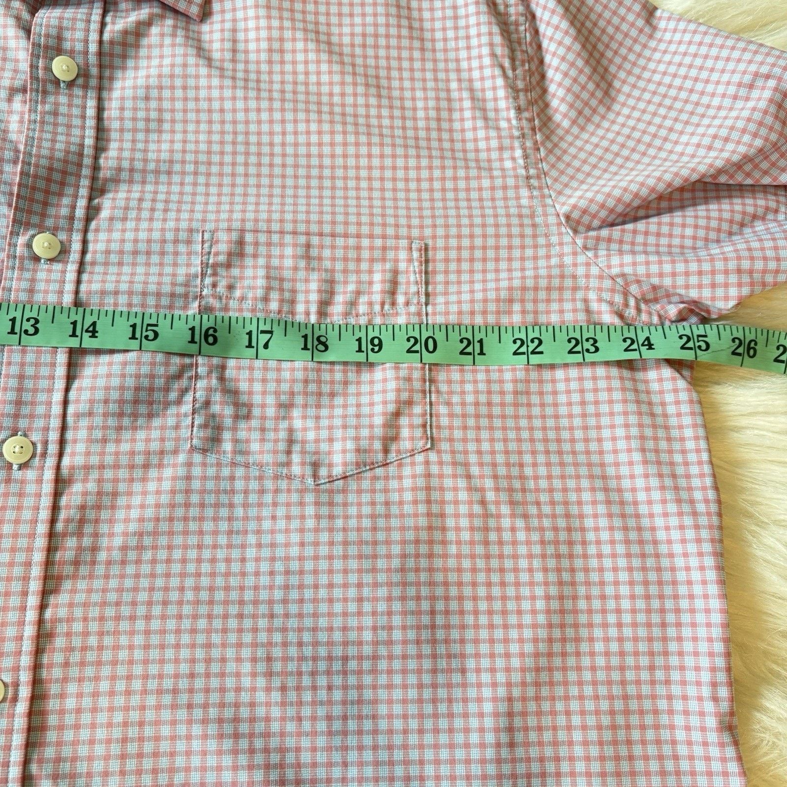 UNTUCKit UNTUCKit Performance Nylon Plaid Button Front Shirt Slim Fit Size US XXL / EU 58 / 5 - 6 Thumbnail