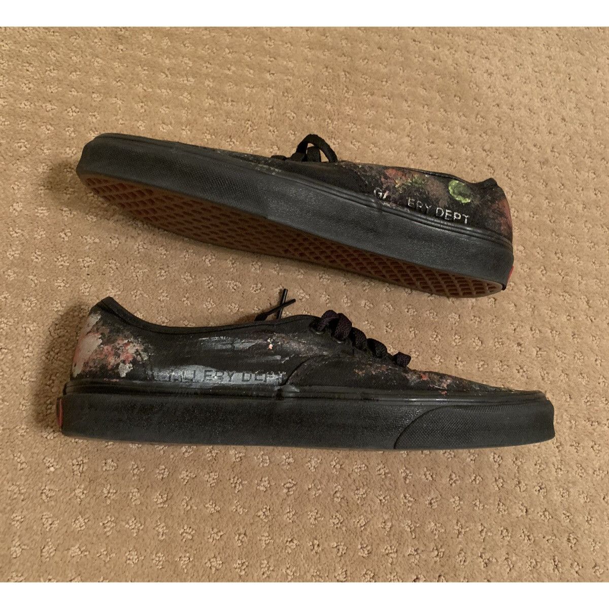 Gallery Dept. Gallery Dept. New Paint Splatter Canvas Sneakers Black Multi Size US 8 / EU 41 - 4 Thumbnail
