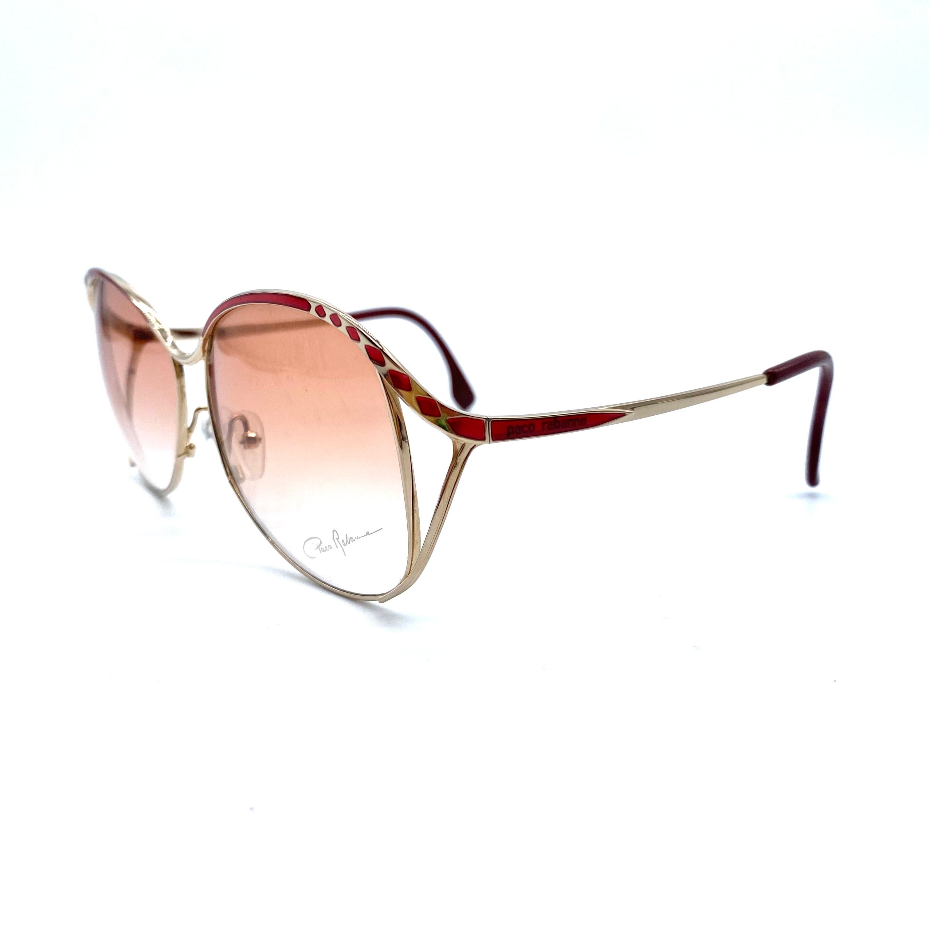 Paco Rabanne Vintage Paco Rabanne Eye wear Sunglasses Red Size ONE SIZE - 1 Thumbnail