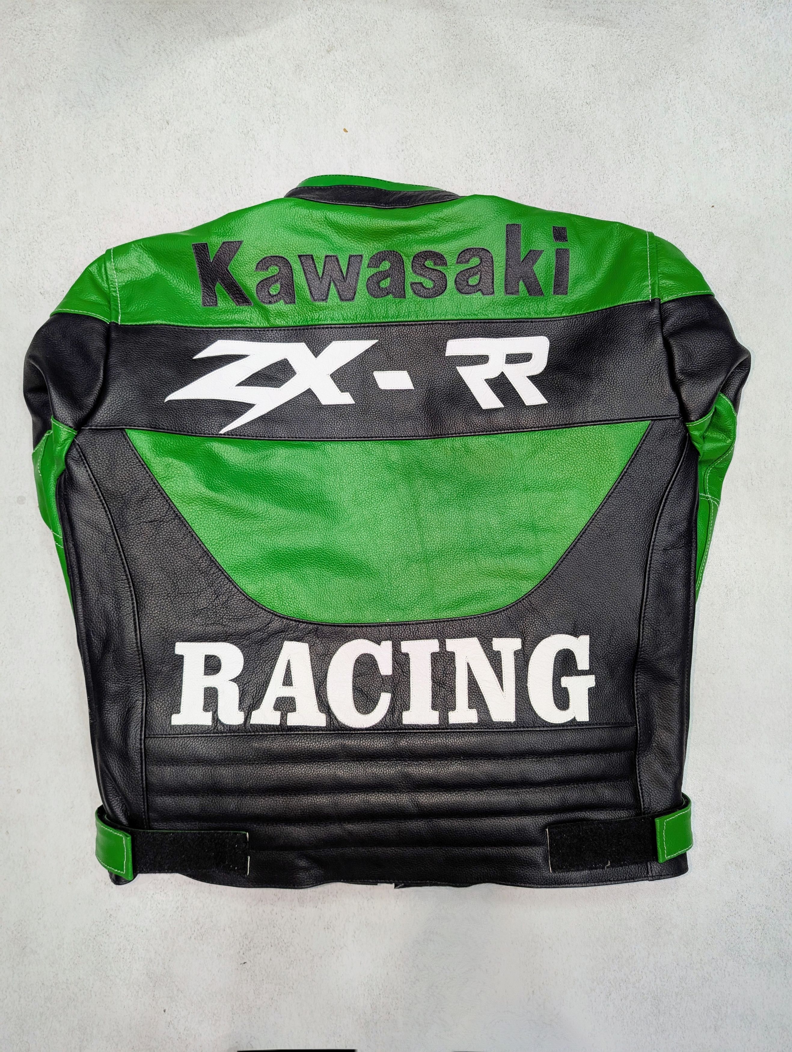 Formula 1 🔥 Kawasaki 🔥 Racing Leather Jacket Streetwear Size US XL / EU 56 / 4 - 2 Thumbnail