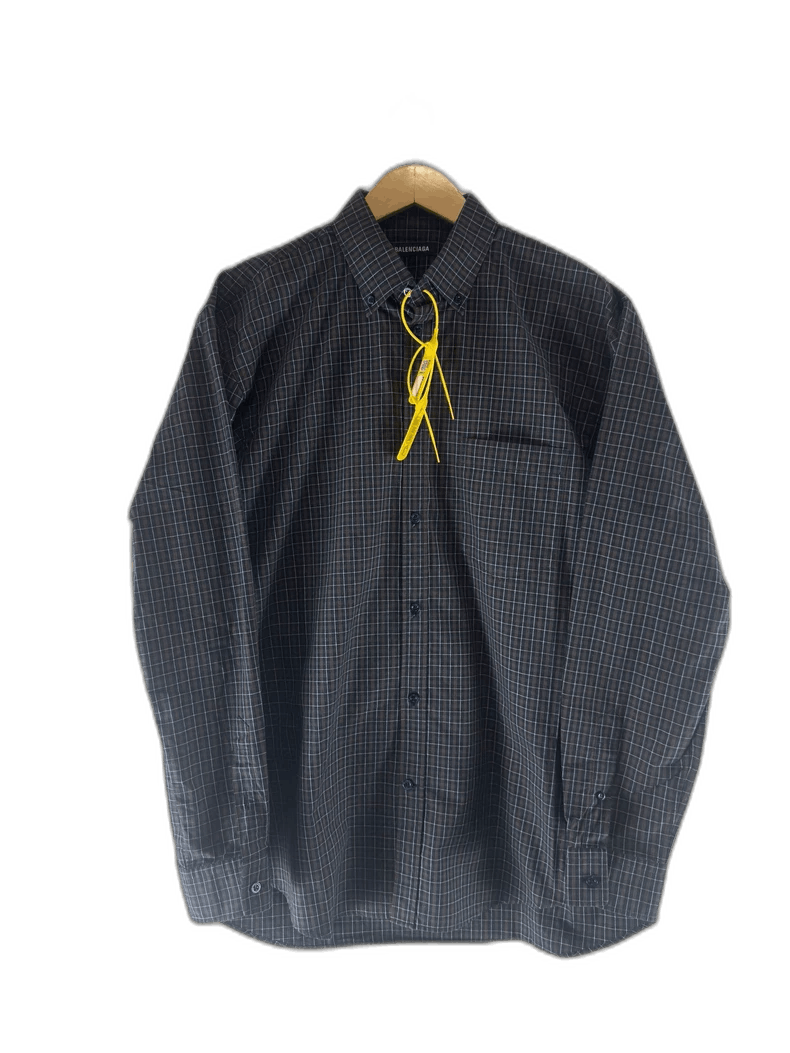 Balenciaga Balenciaga Logo Button-Up Shirt Size US M / EU 48-50 / 2 - 1 Thumbnail
