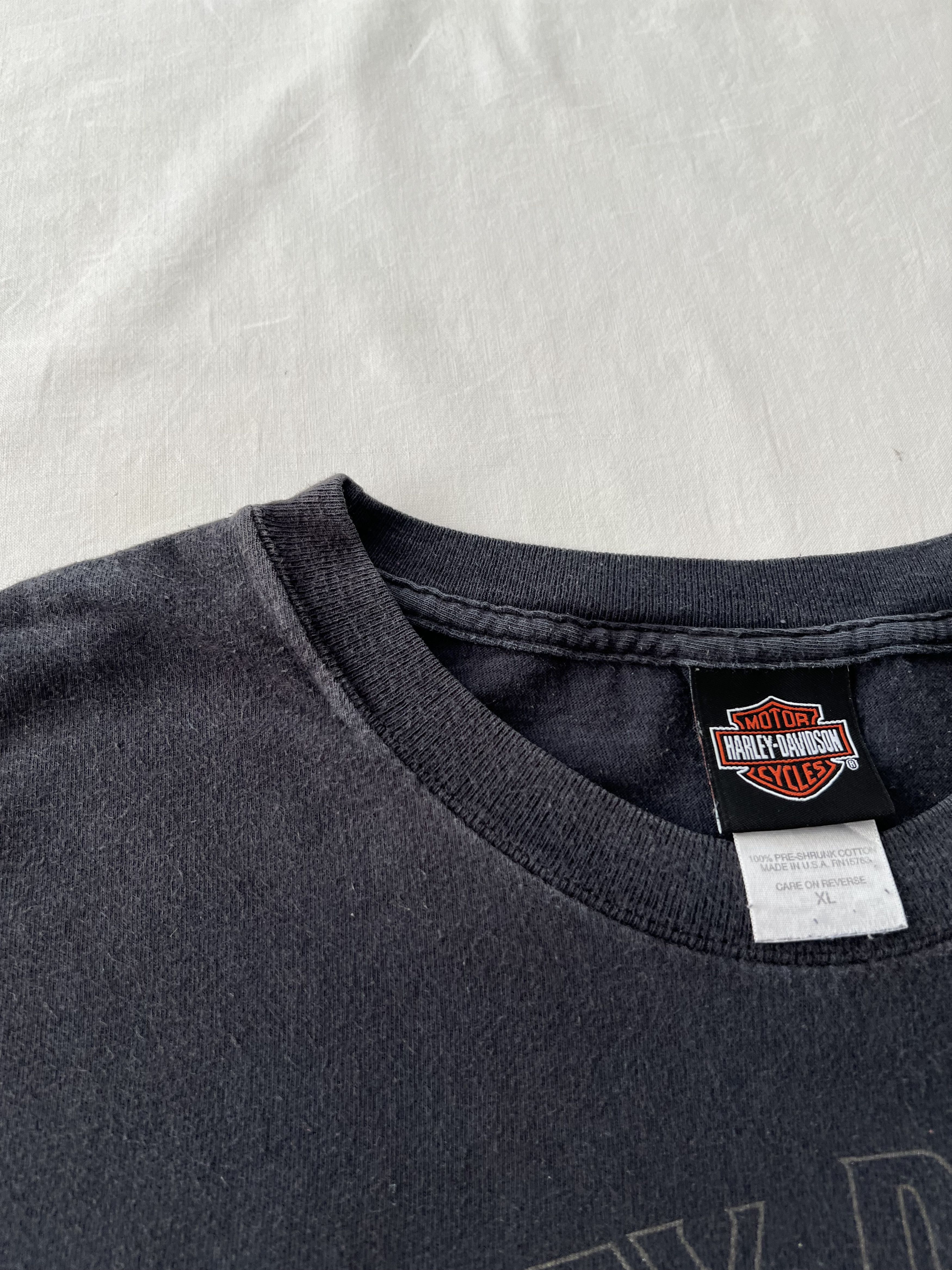 Harley Davidson Vintage 2006 Harley Davidson Motorcycle Fire Flame T-shirt Size US XL / EU 56 / 4 - 11 Thumbnail