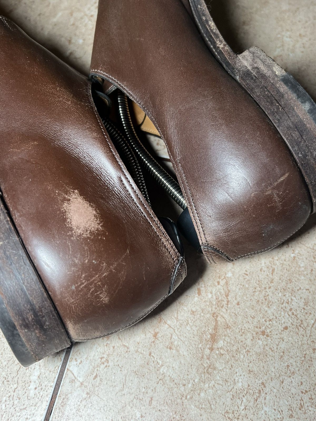 John Lobb Vintage JOHN LOBB William Brown Double Leather Monk Straps Size US 11 / EU 44 - 14 Thumbnail