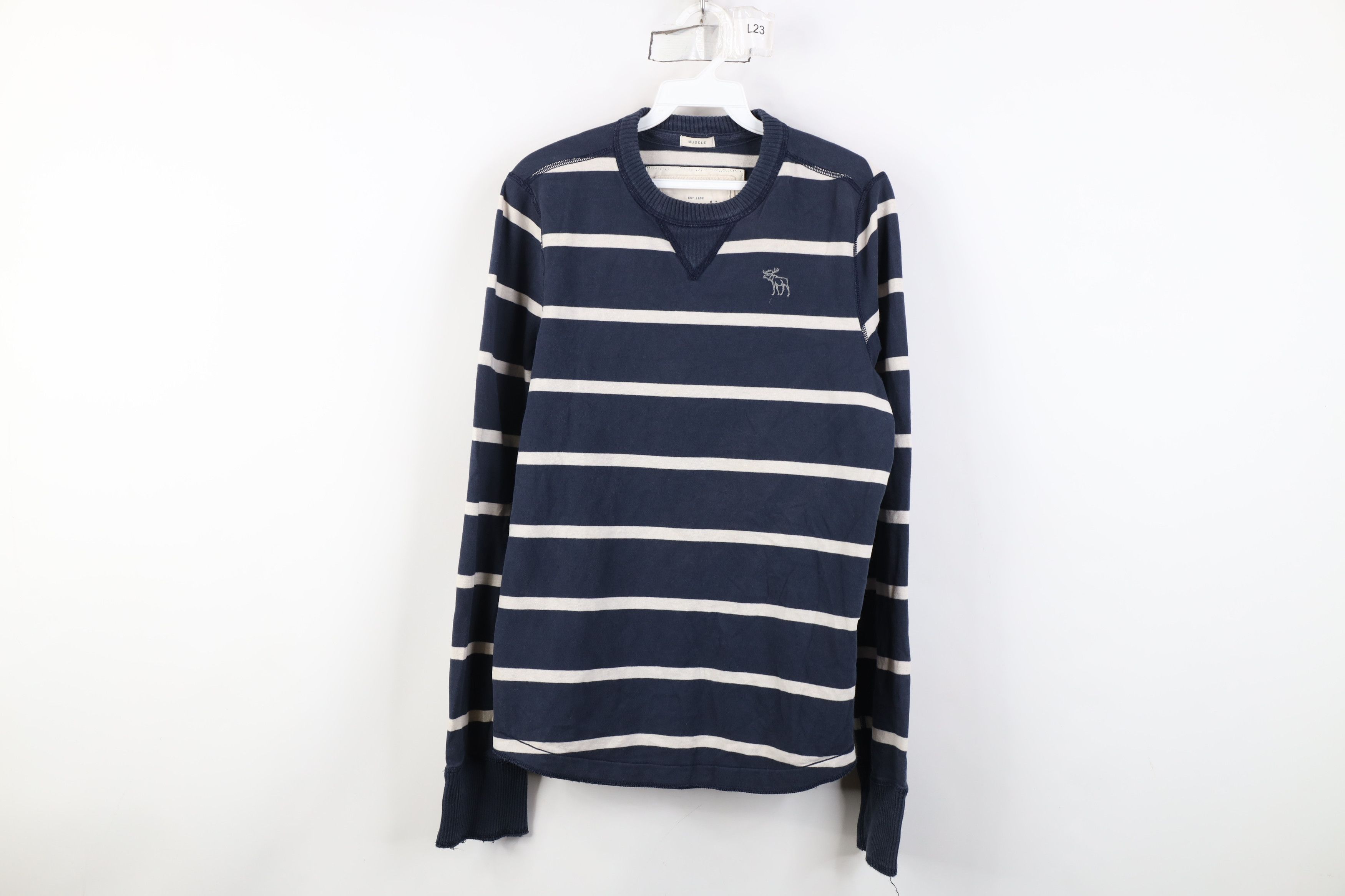 Abercrombie & Fitch Vintage 90s Y2K Abercrombie & Fitch Knit Long Sleeve T-Shirt Size US M / EU 48-50 / 2 - 1 Thumbnail