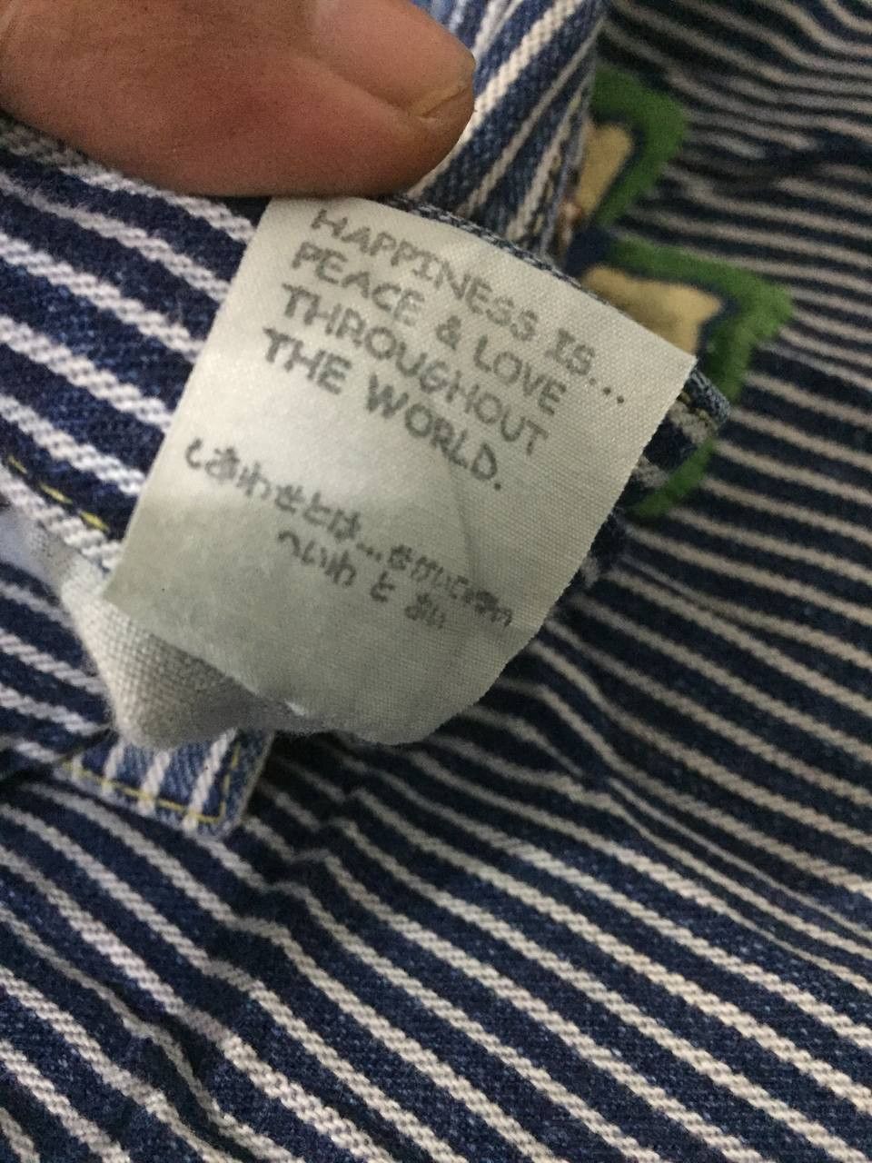Japanese Brand SICK CRAZY POEM FLARE PATCHWORK DENIM PANTS Size 30" / US 8 / IT 44 - 6 Thumbnail