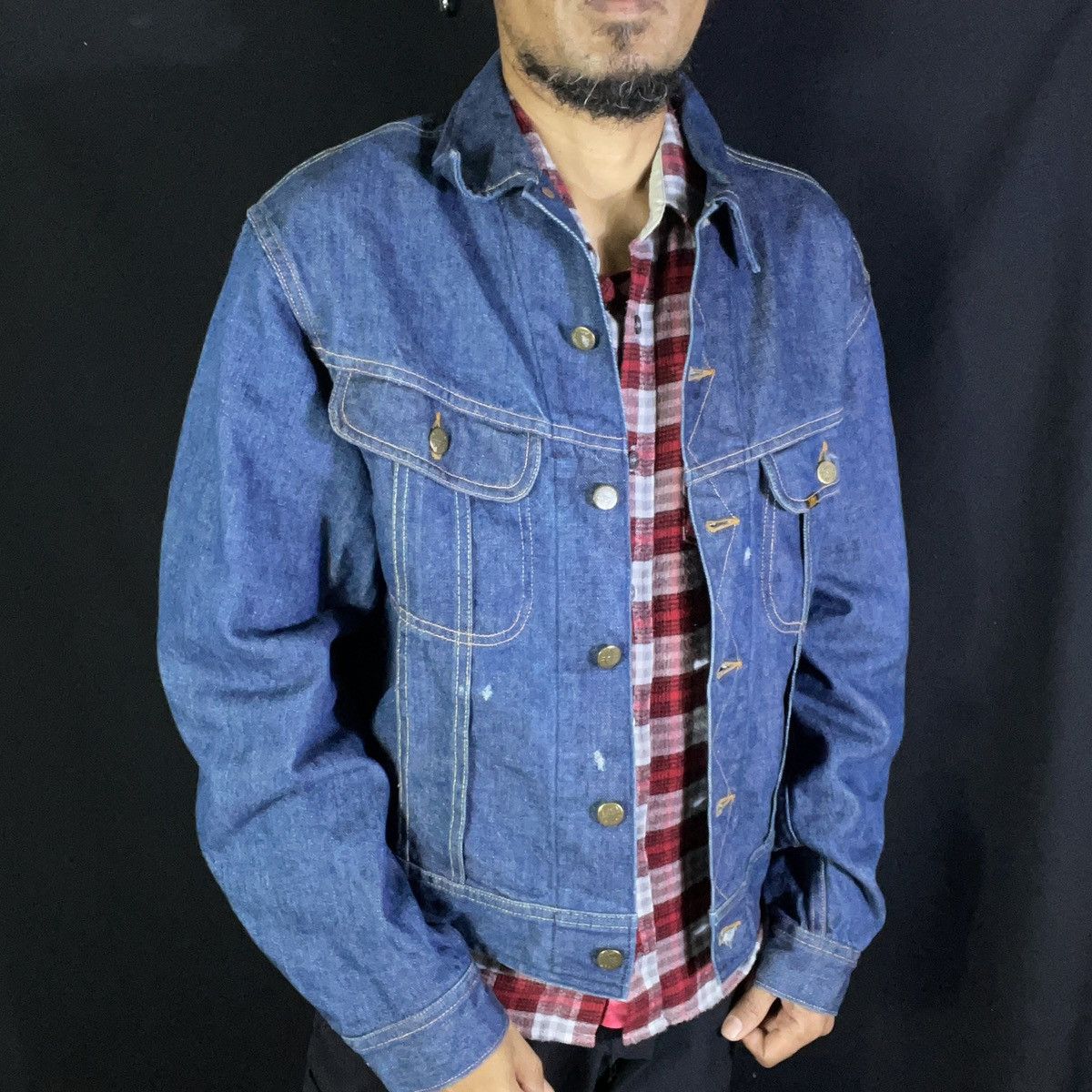Lee Vintage Lee Sanforized Denim 101J Trucker Jacket Size US M / EU 48-50 / 2 - 11 Thumbnail