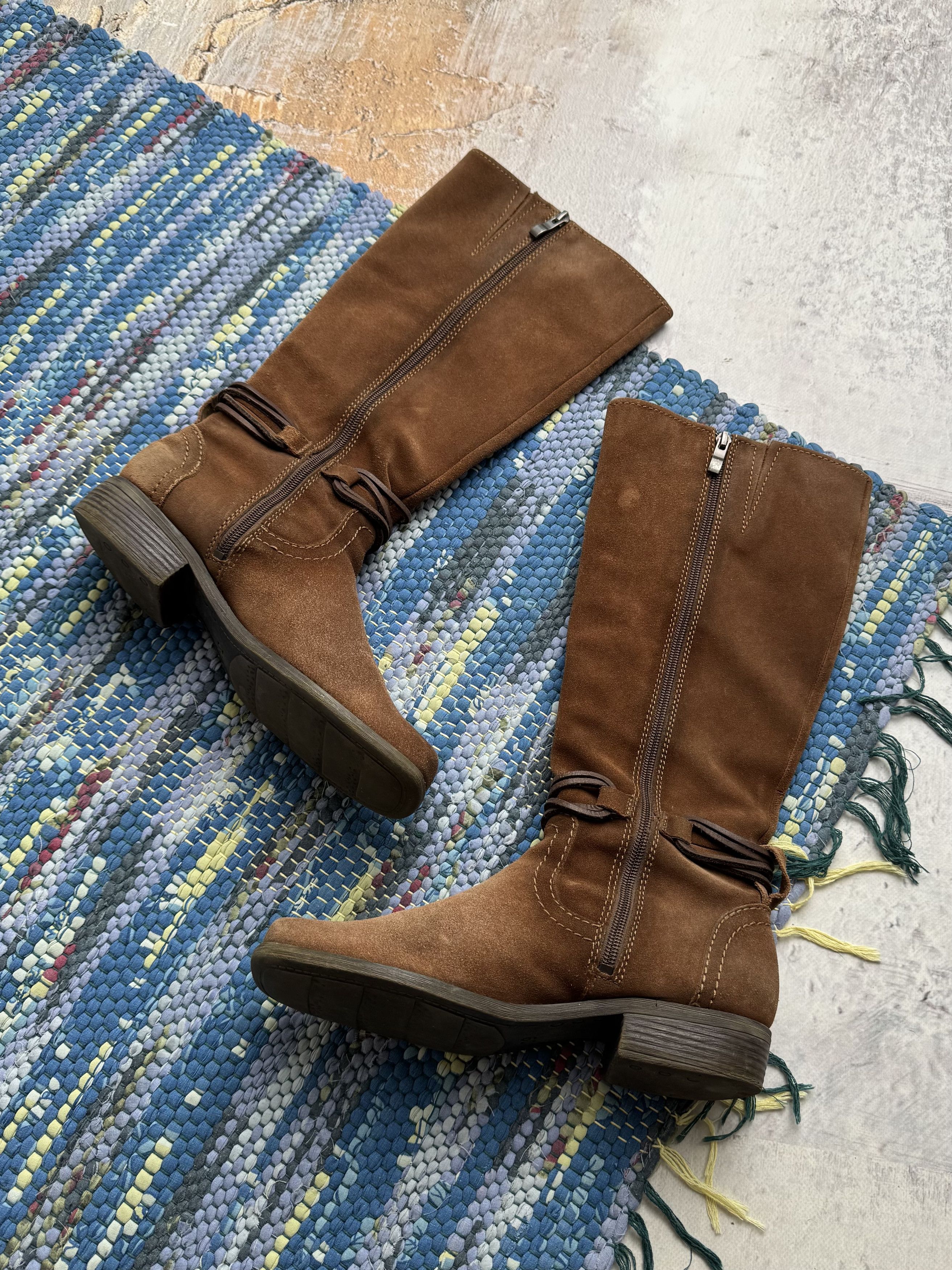 Vintage Vintage Leather Boots With Ropes A8(V1)D15 Size US 9 / IT 39 - 4 Thumbnail