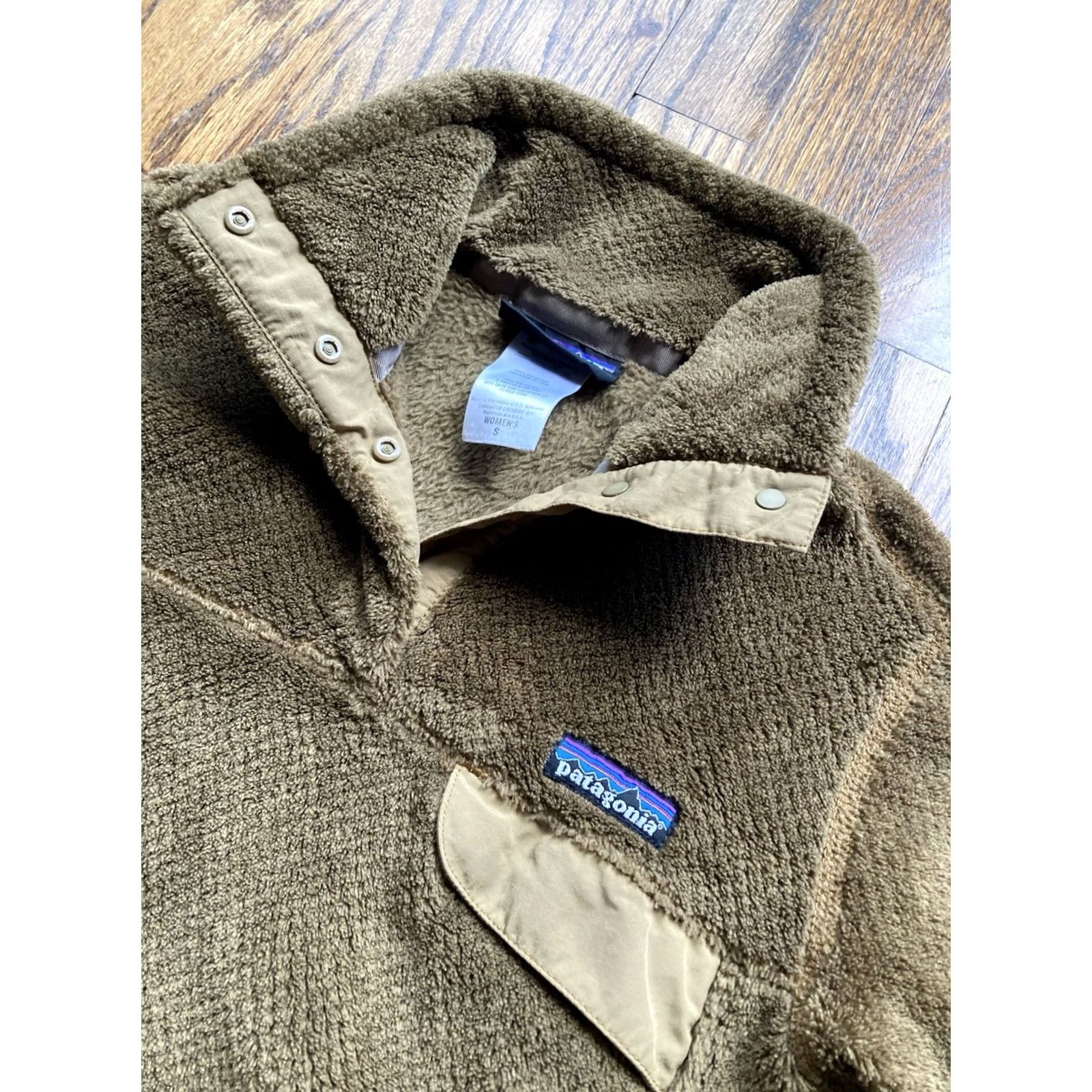 Patagonia Patagonia Re-Tool Snap T Pullover Womens Size S Brown Fleece Pockets Jacket Regular Outdoor Fall Winter Spring Size S / US 4 / IT 40 - 3 Thumbnail
