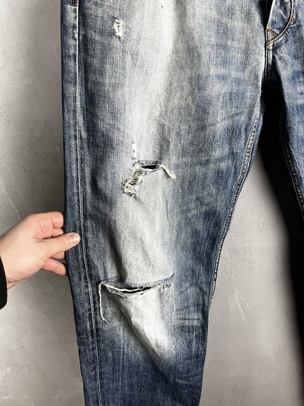 Diesel Black Gold Diesel Distressed Denim Pants Jeans Size US 36 / EU 52 - 8 Thumbnail