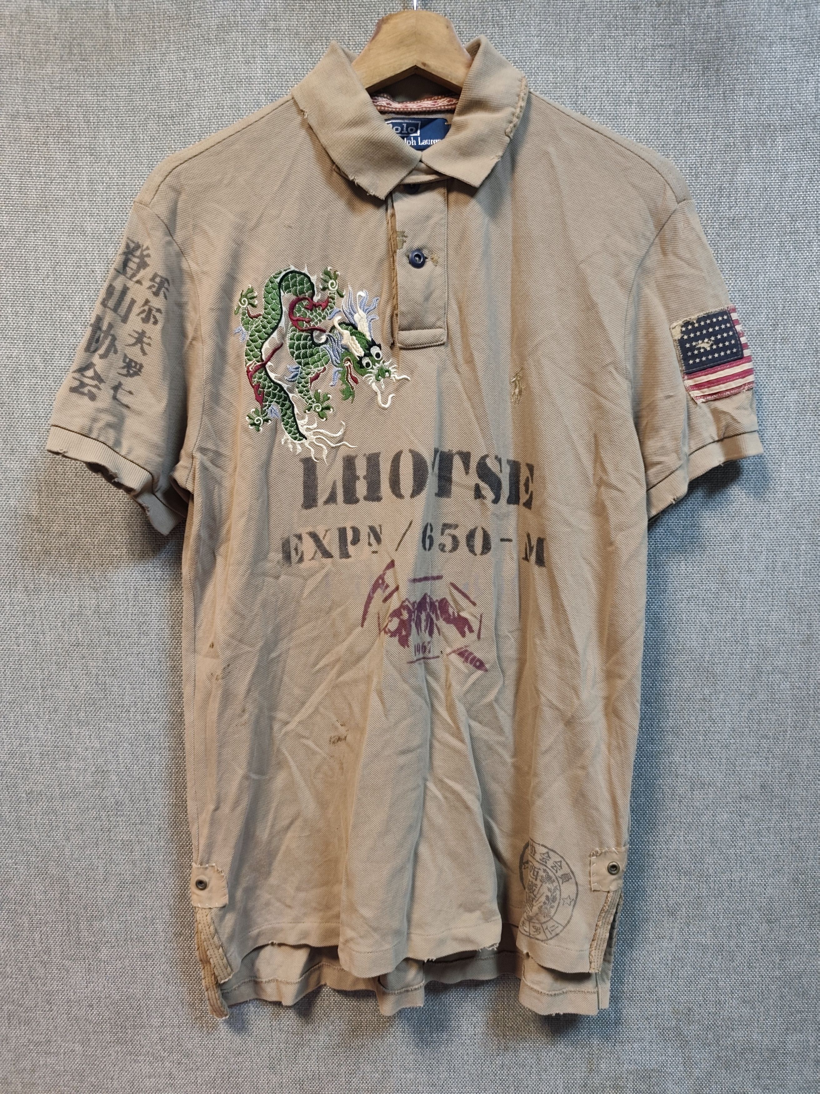 vintage Polo Ralph Lauren Embroided Dragon Shirt
