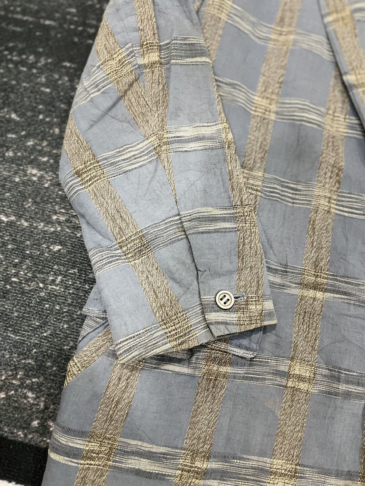 Vintage VINTAGE ISSEY MIYAKE TARTAN COAT JACKET Size US M / EU 48-50 / 2 - 9 Thumbnail