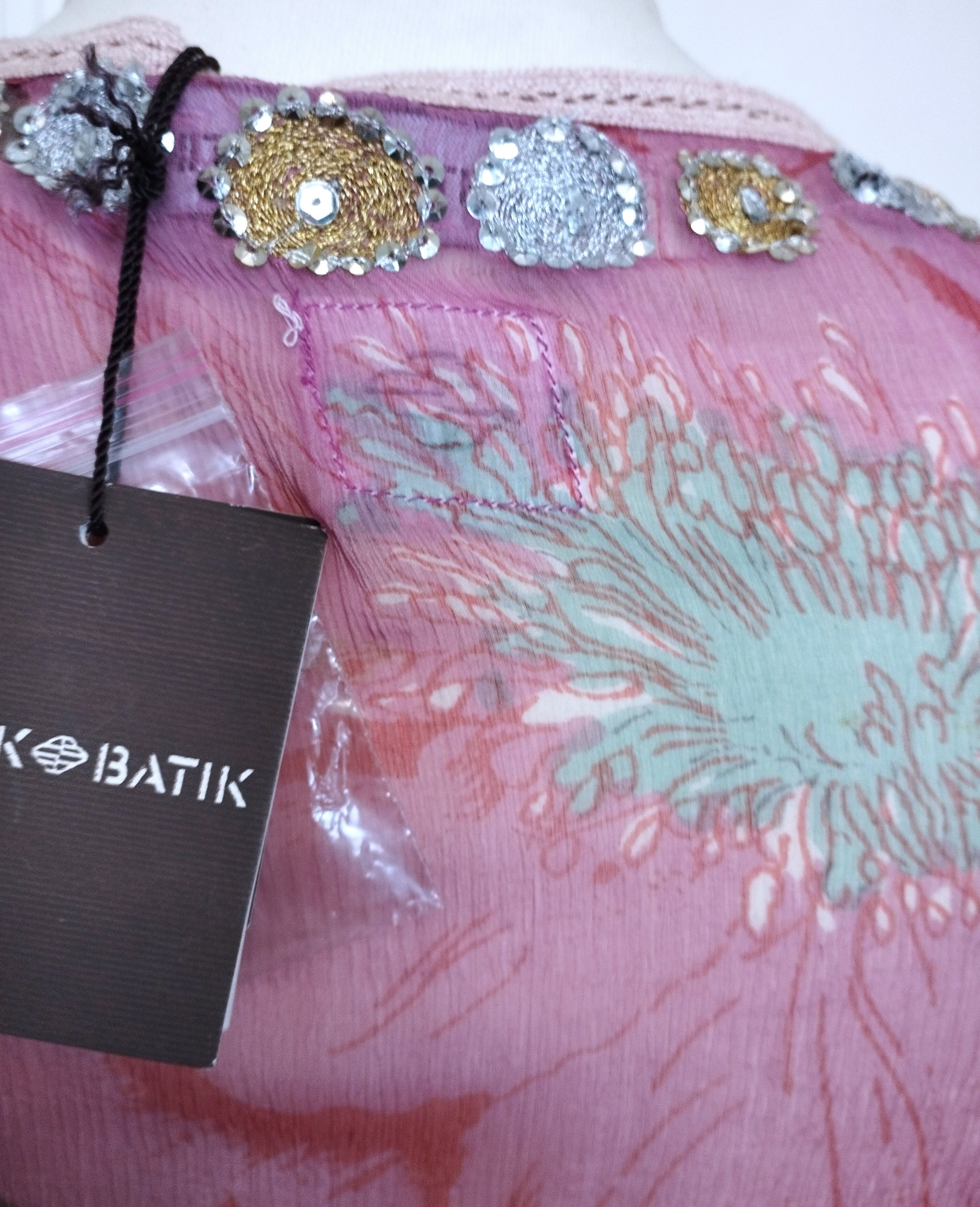 Antik Batik Antik Batik Robe Voile de Soie Rose Cocktail TS 36 Size S / US 4 / IT 40 - 6 Thumbnail