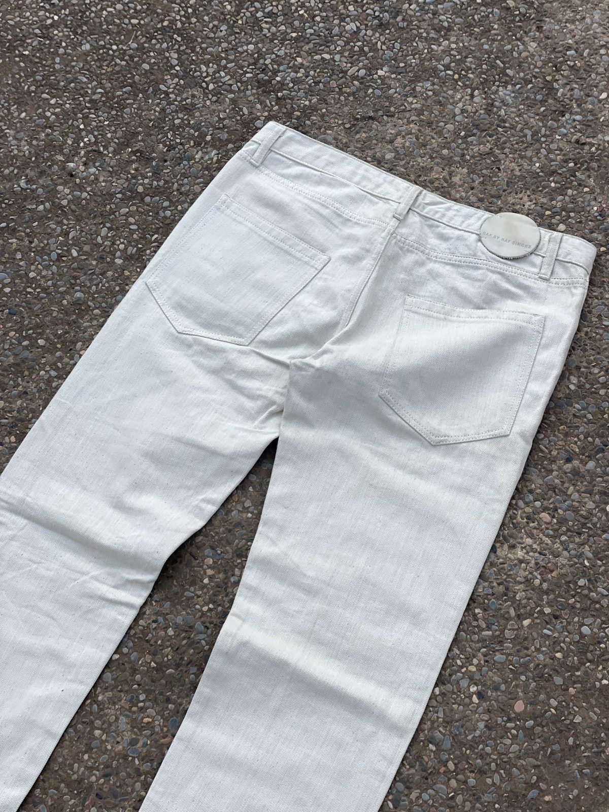 Raf Simons Raf by Raf Simons Off white color jeans Size US 33 - 1 Thumbnail