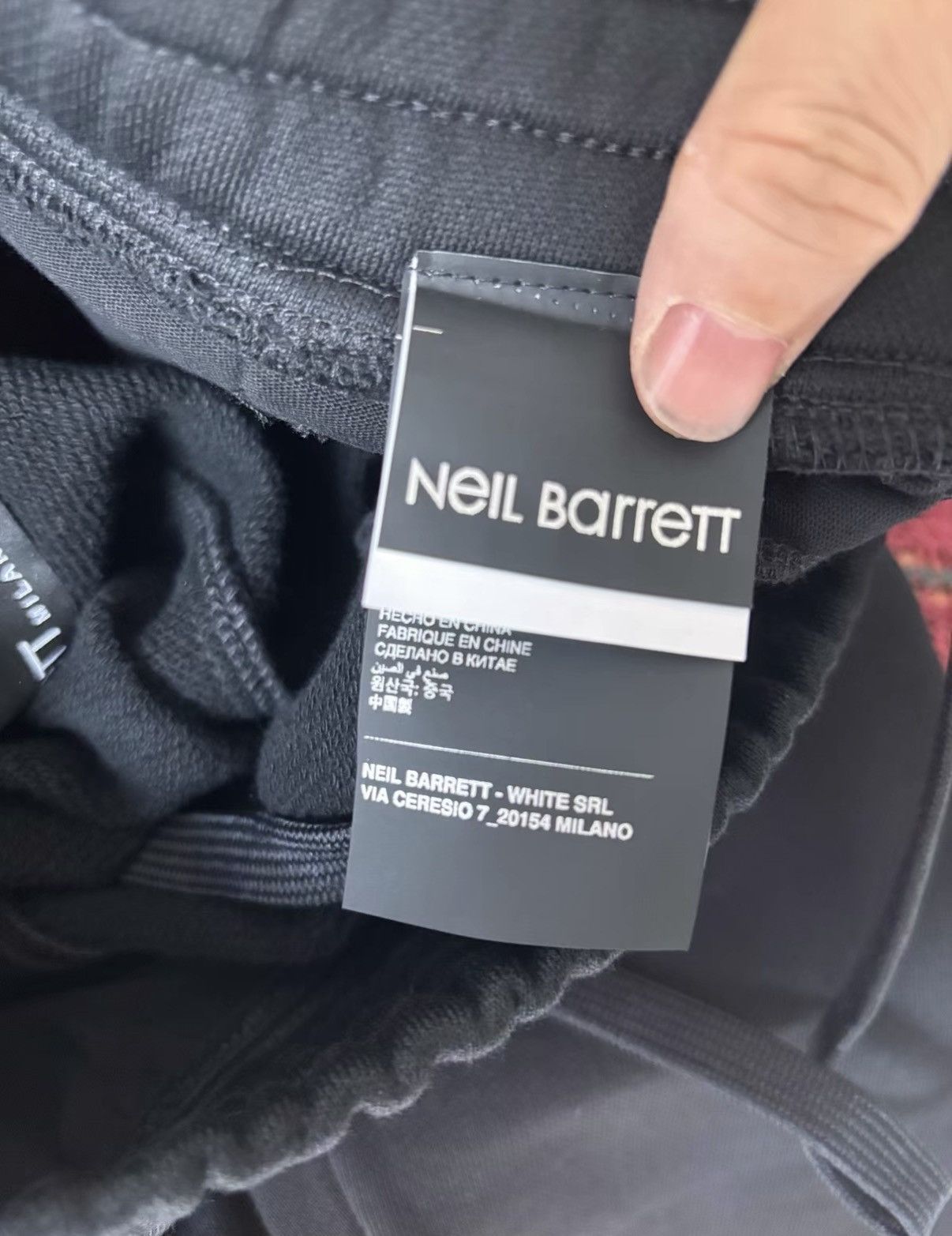 Neil Barrett Neil Barrett Men's Knit Panel Casual Track J2 Size US 34 / EU 50 - 5 Thumbnail