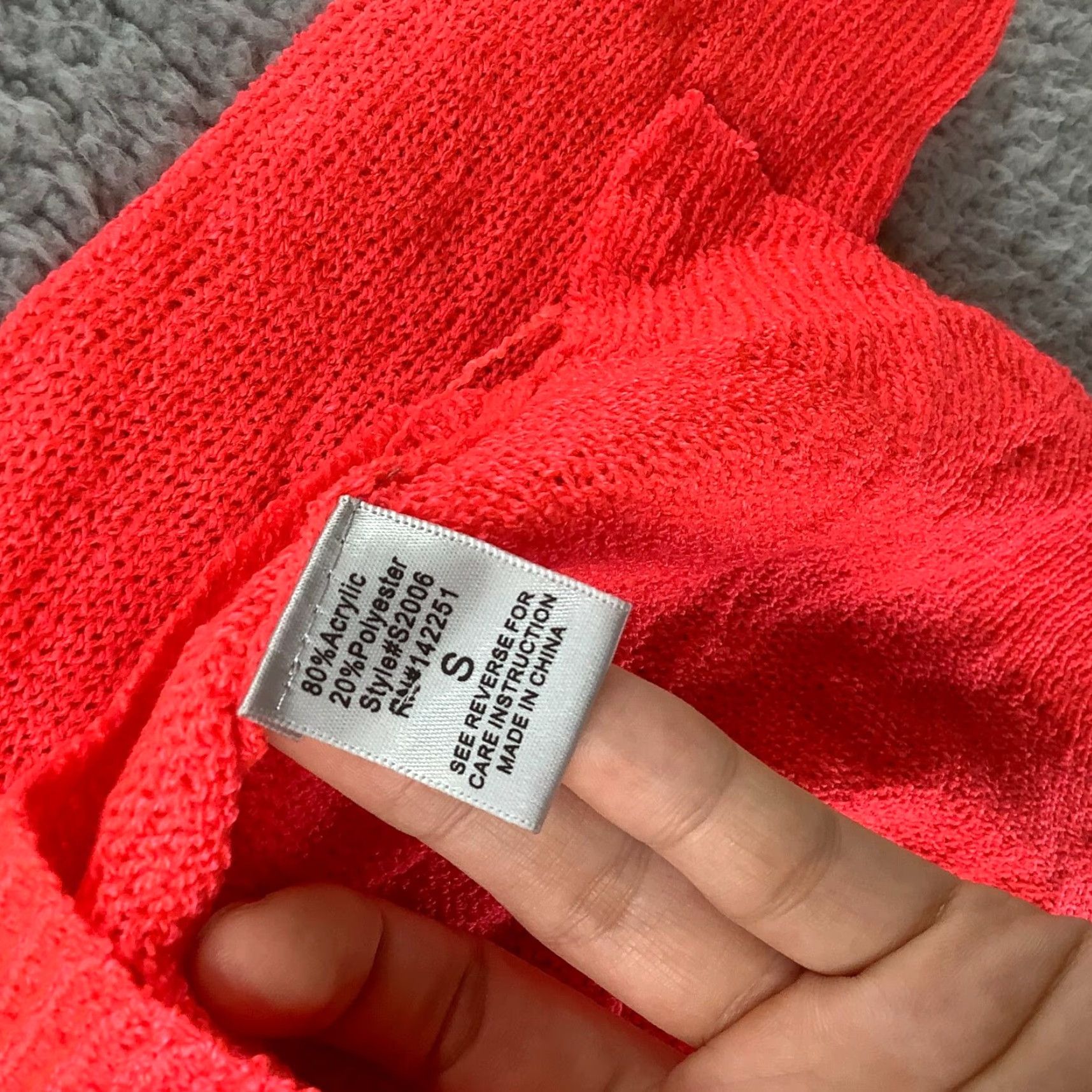 Vintage NWT Charlotte Russe Sweater Open Knit Lightweight Womens S Red Boat Neck Pullover Casual Knitwear Size S / US 4 / IT 40 - 7 Thumbnail